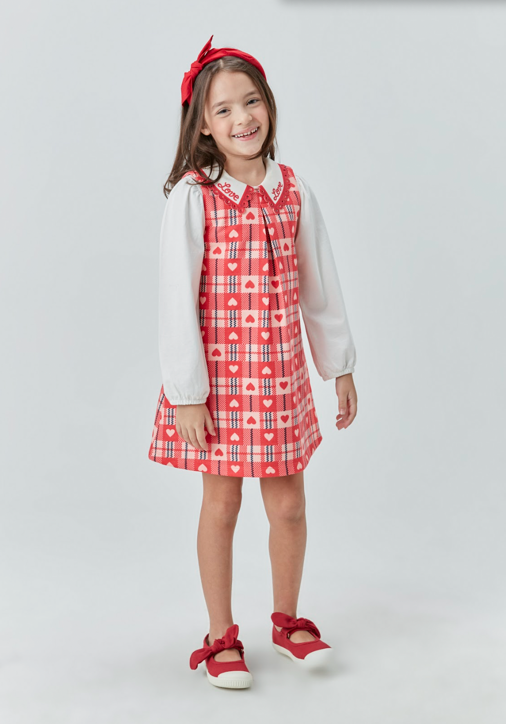 Camisa Infantil de Algodão com Gola LOVE - Beabá