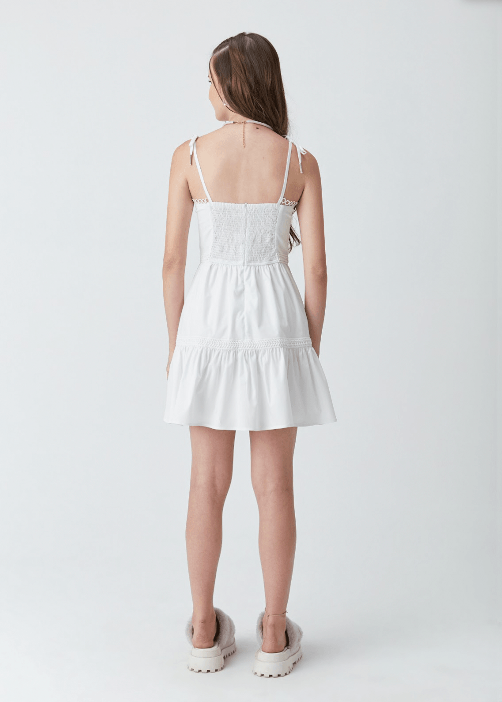 Vestido Tricoline com Renda Two In - Gracia