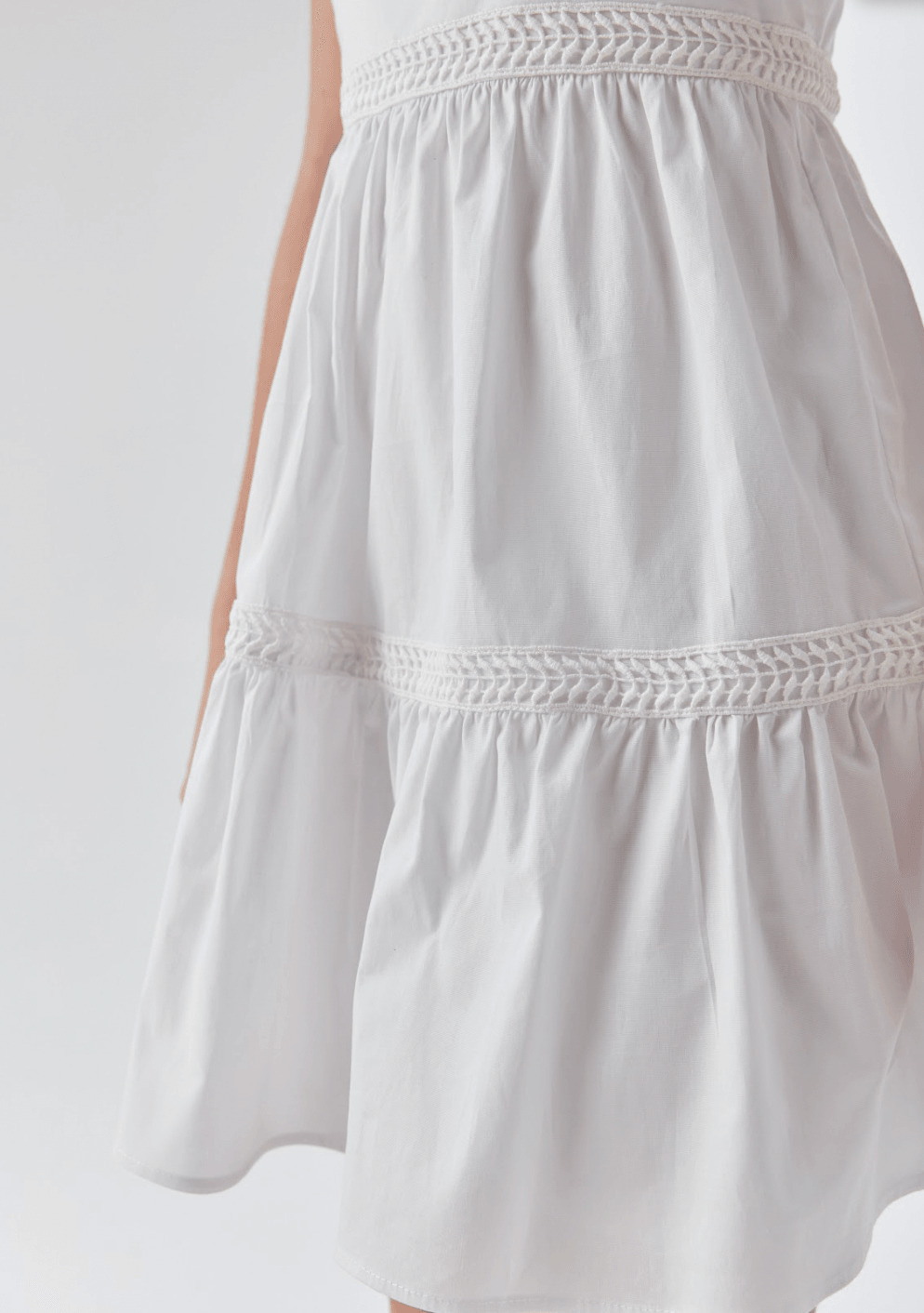 Vestido Tricoline com Renda Two In - Gracia