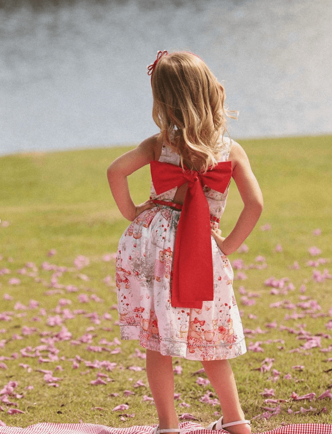 Vestido Estampado Árvore Laço Pituchinhus - Gracia