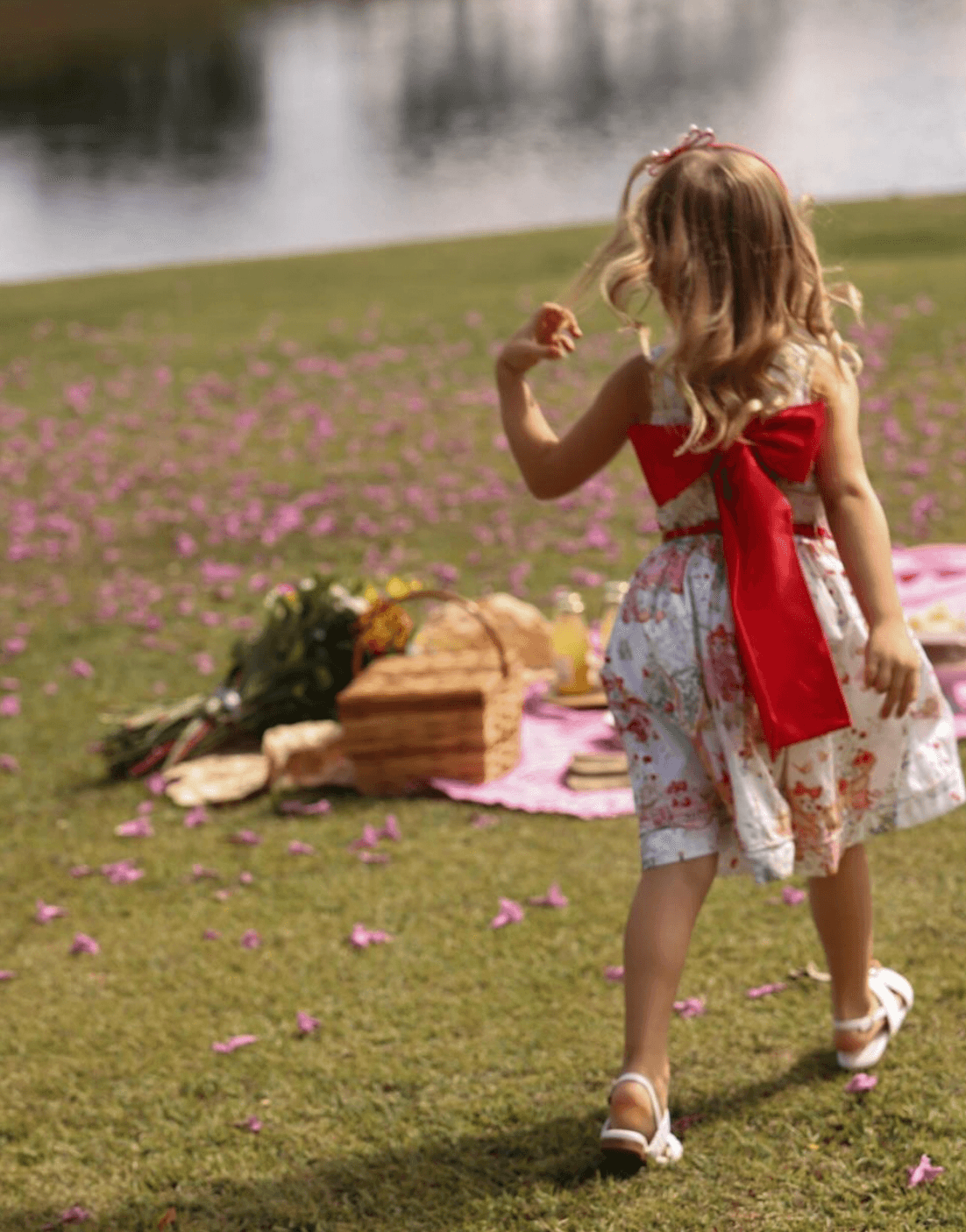 Vestido Estampado Árvore Laço Pituchinhus - Gracia
