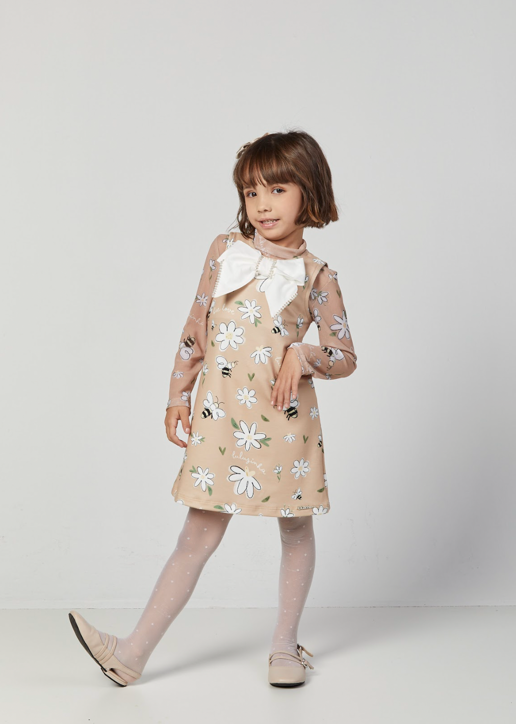 Vestido Infantil Abelhinha - Luluzinha