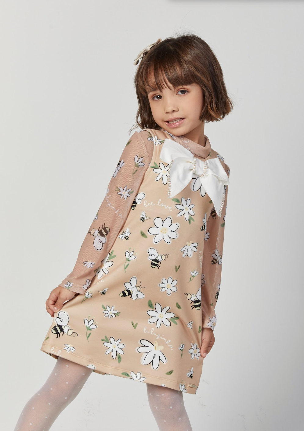 Vestido Infantil Abelhinha - Luluzinha