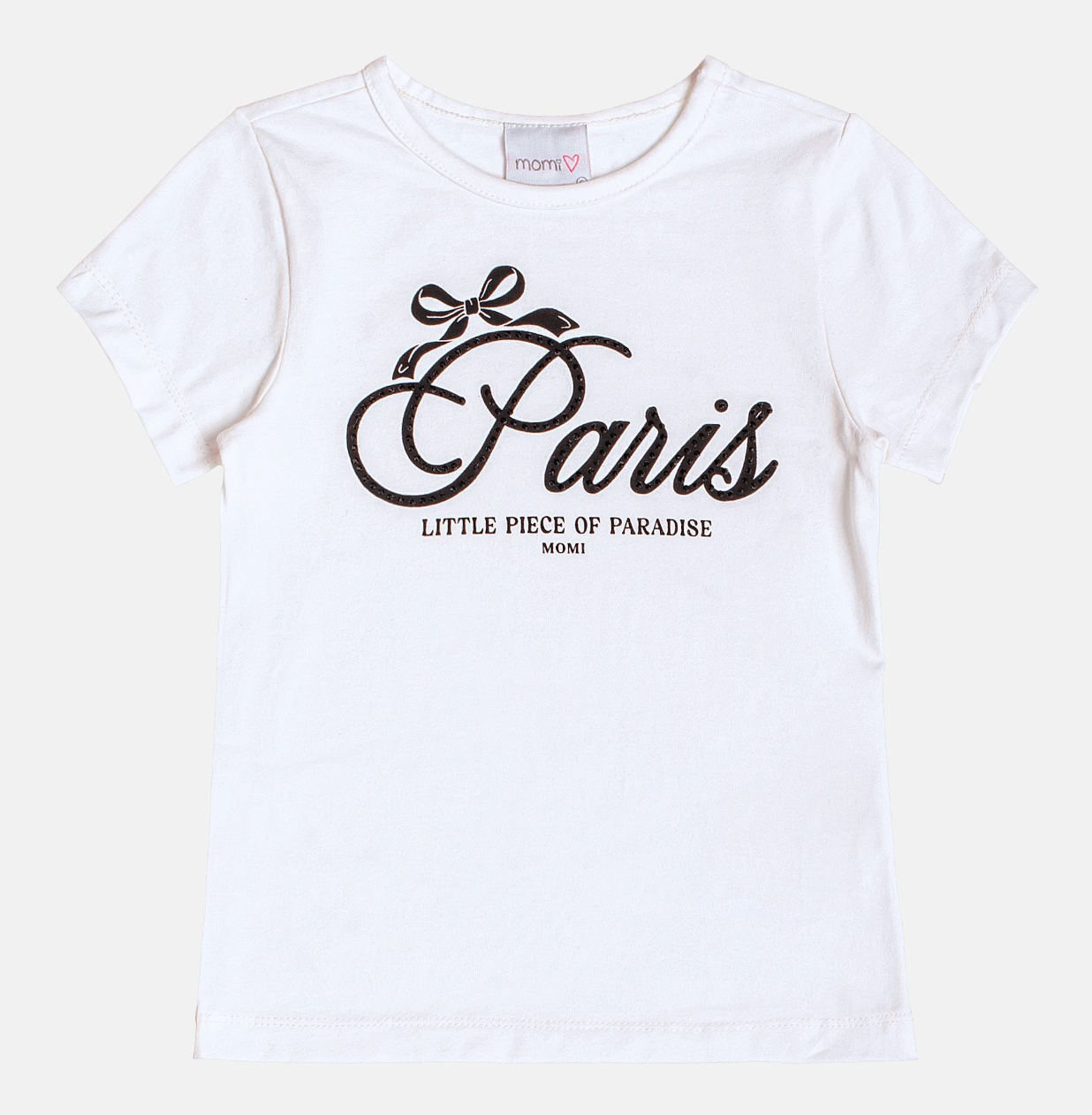 Conjunto Infantil Paris Blusa e Saia Tule Flores - Momi