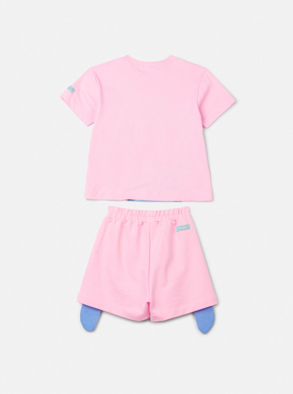 Conjunto Infantil Stitch Blossom - Animê