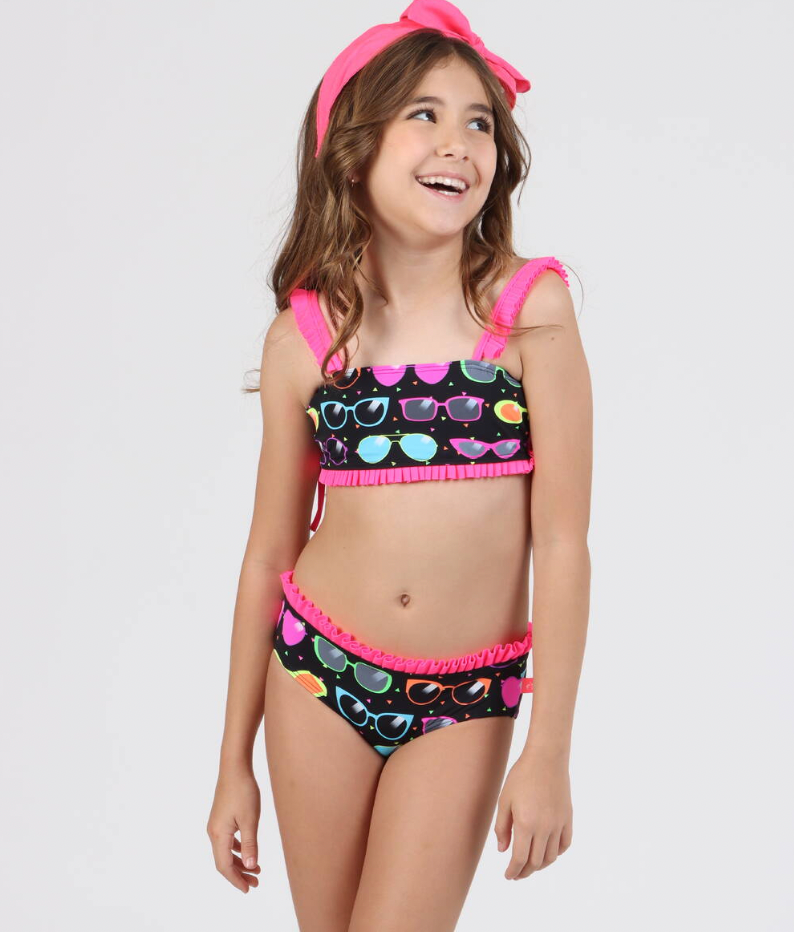Biquíni Infantil Faixinha Gabriela Óculos - Siri Kids