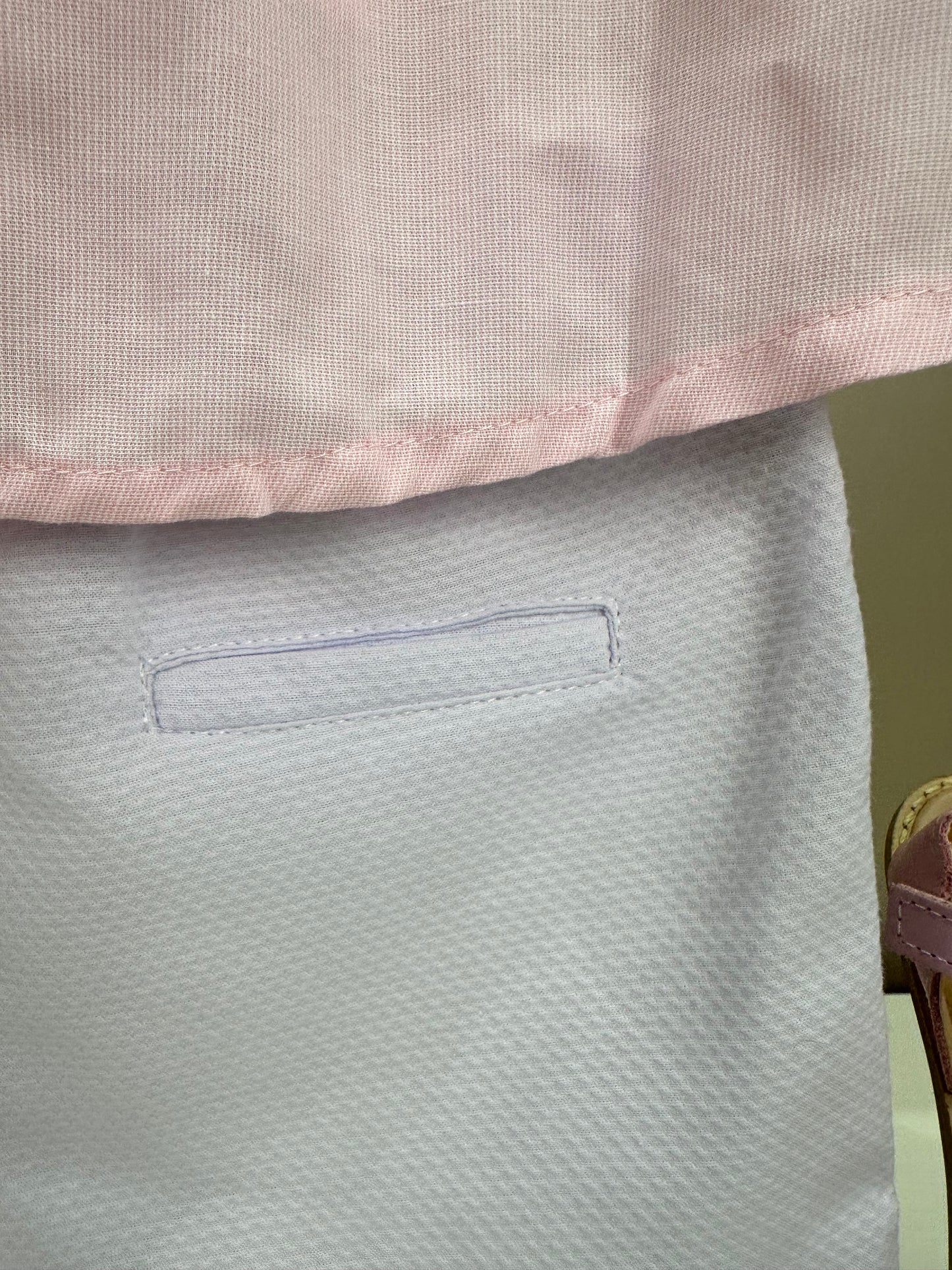 Bata Bebê com Culote Rosa Rendas Brancas e Bordados - Roana