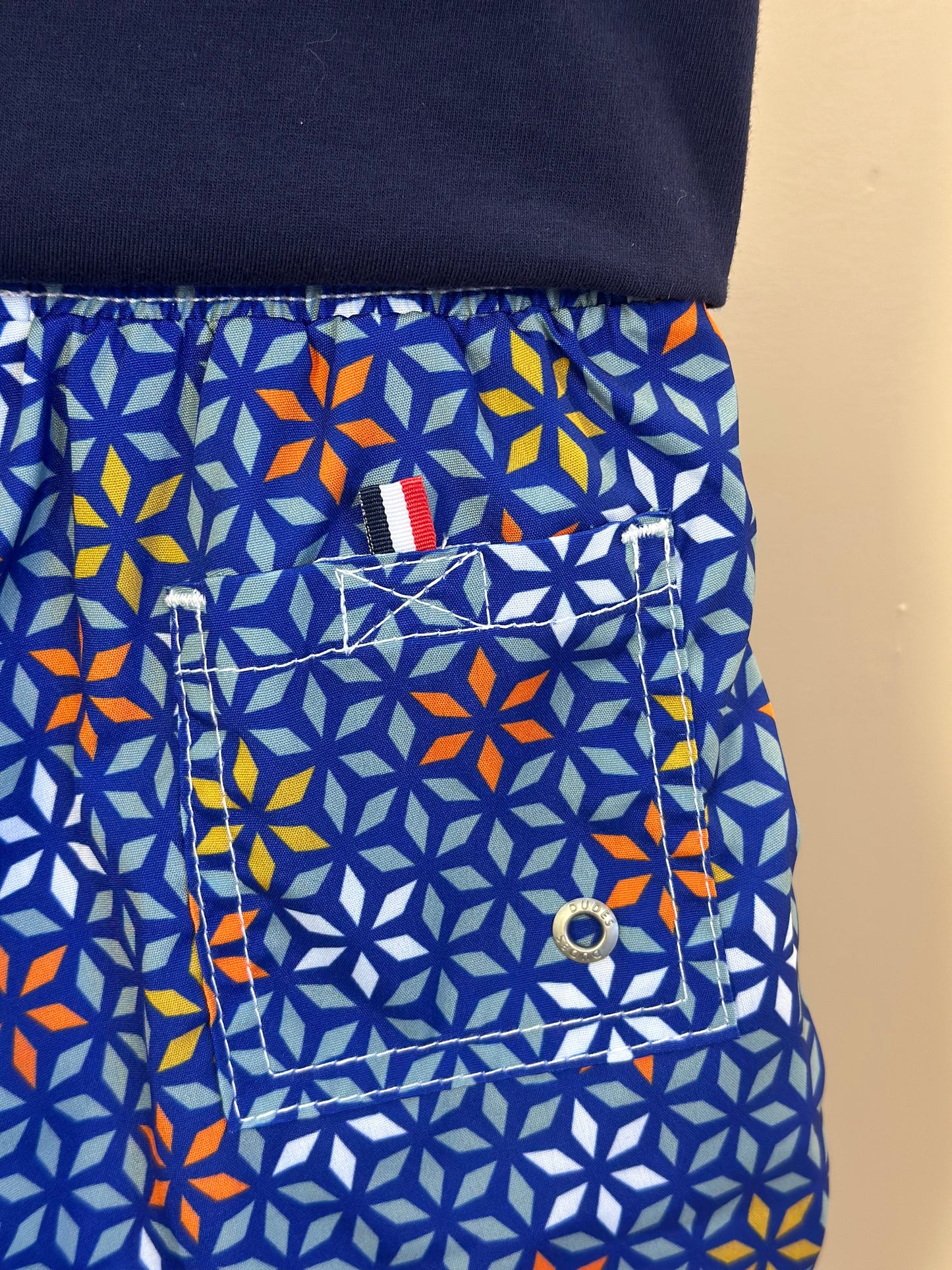 Conjunto Infantil Camiseta Algodão Marinho e Shorts Estampado - Dudes