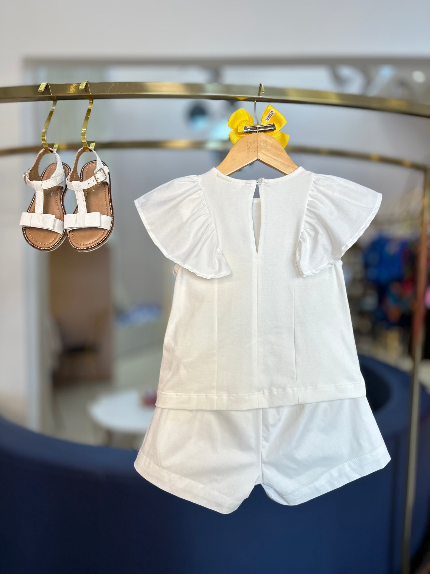 Conjunto Infantil Conceito Abacaxi Blusa e Shorts - Animê