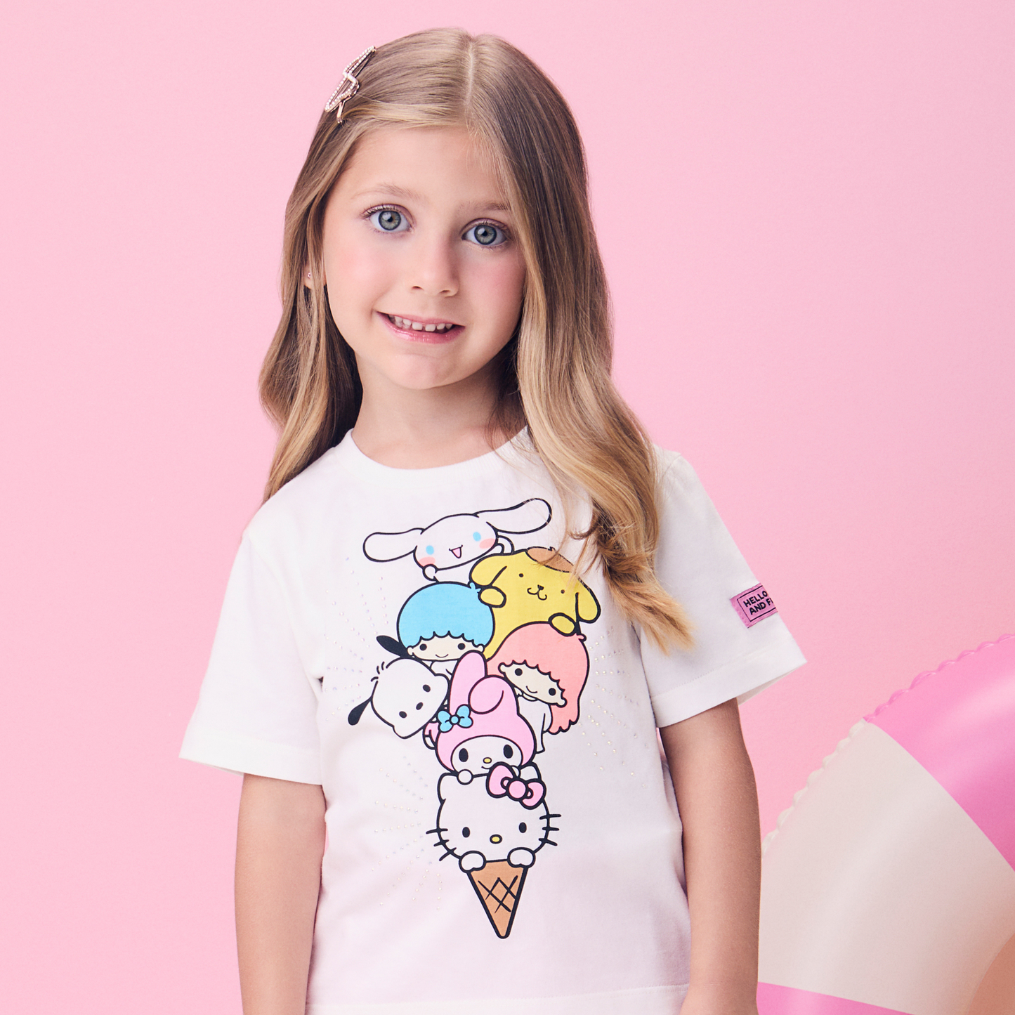 Blusa Infantil Hello Kitty Friends - Momi