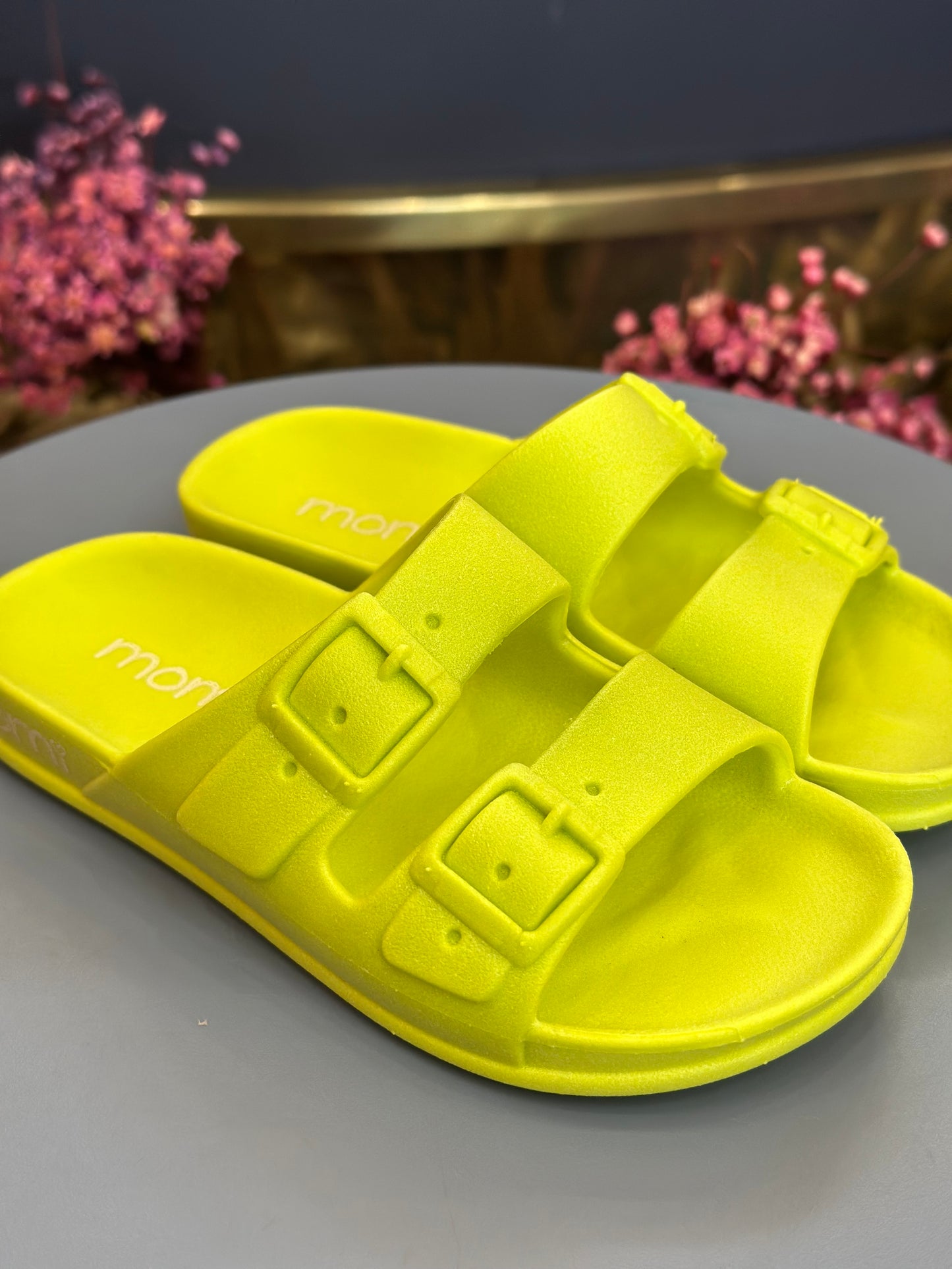 Sandália Infantil Birken Lima Neon - Momi