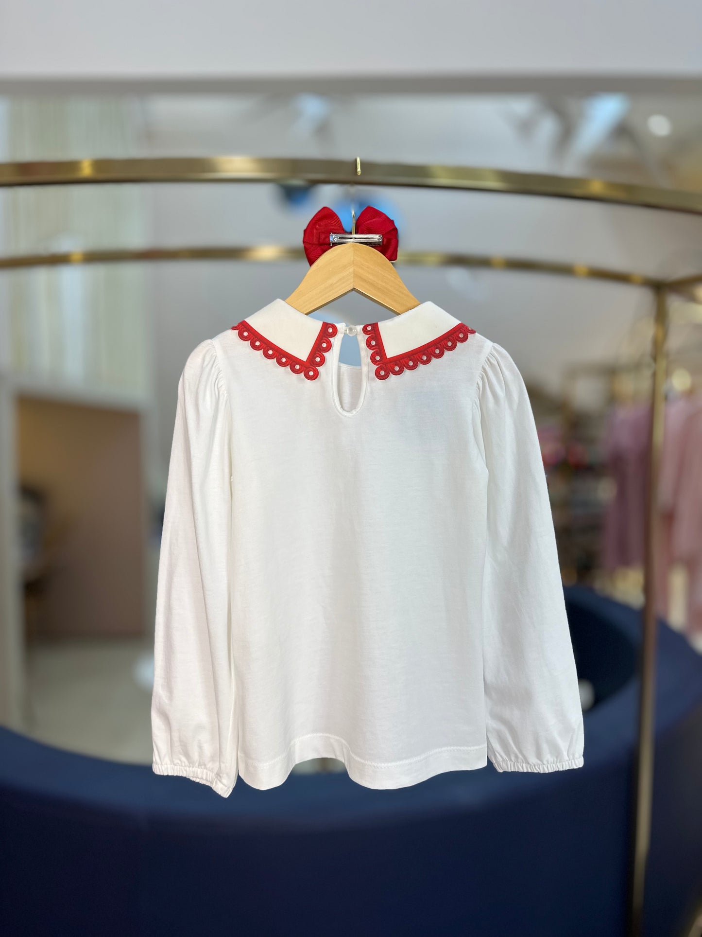 Camisa Infantil de Algodão com Gola LOVE - Beabá