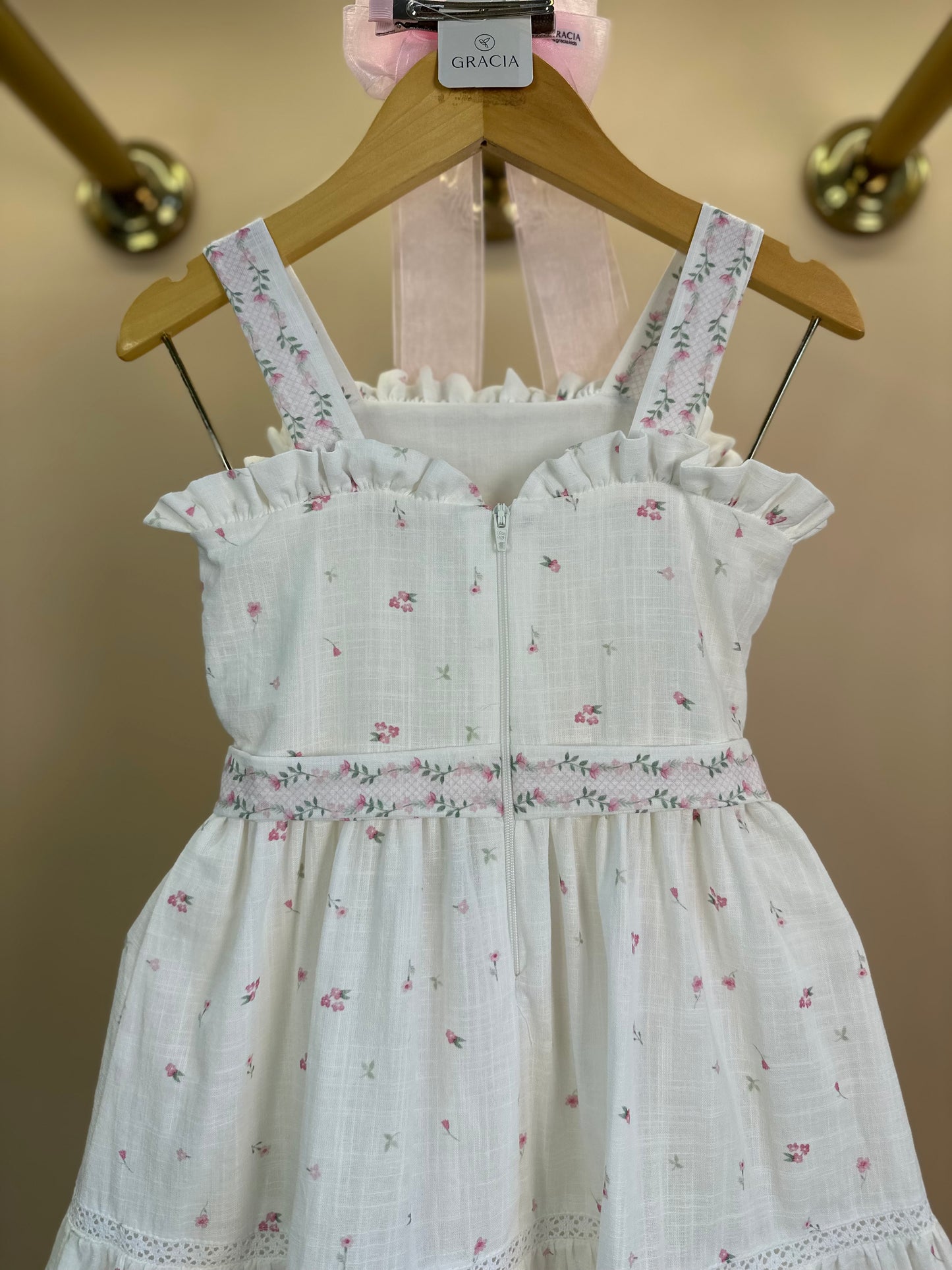 Vestido Infantil Algodão Little Flowers - Petit Cherie