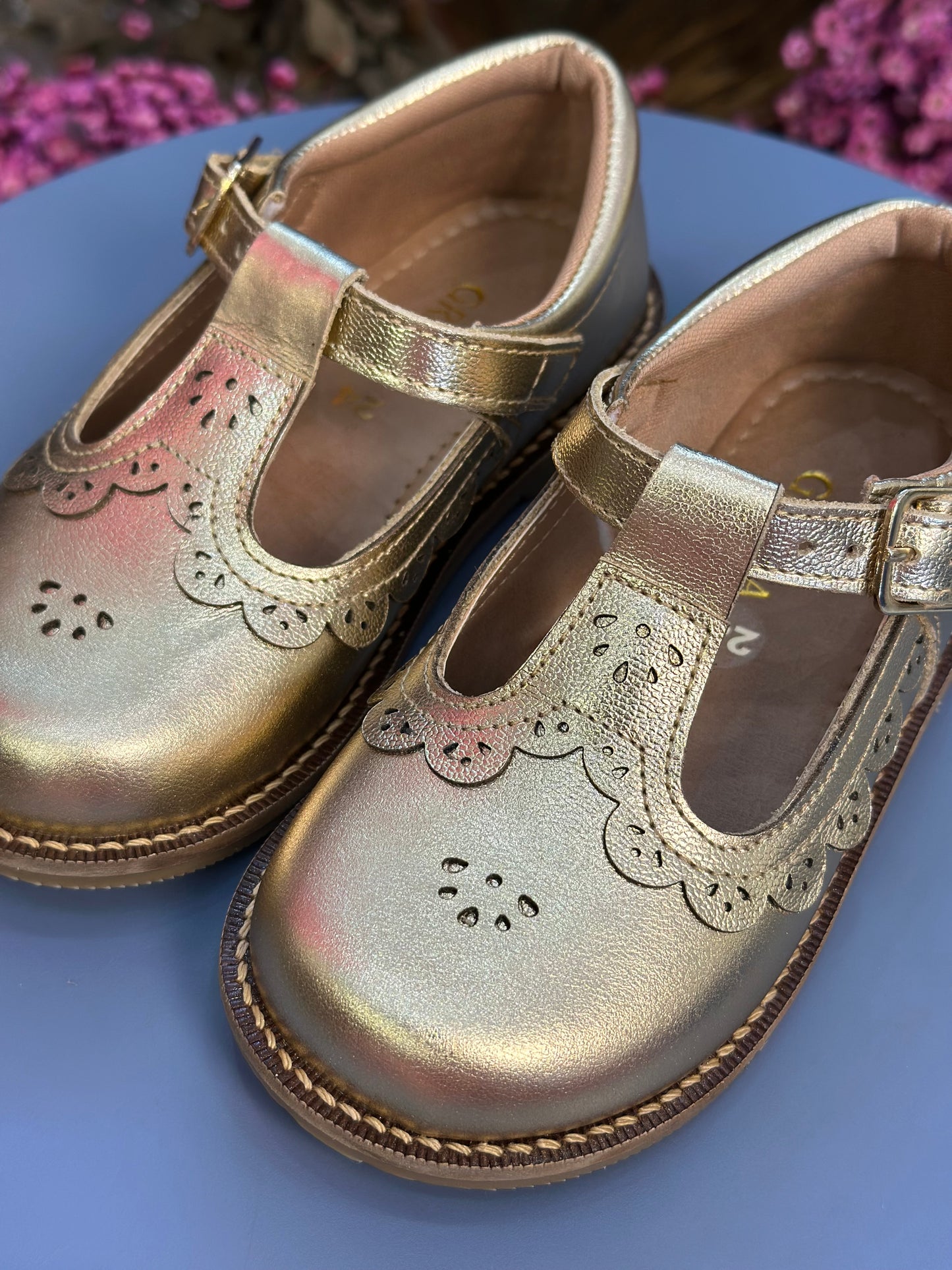 Sapato Infantil Serena Dourado - Gracia