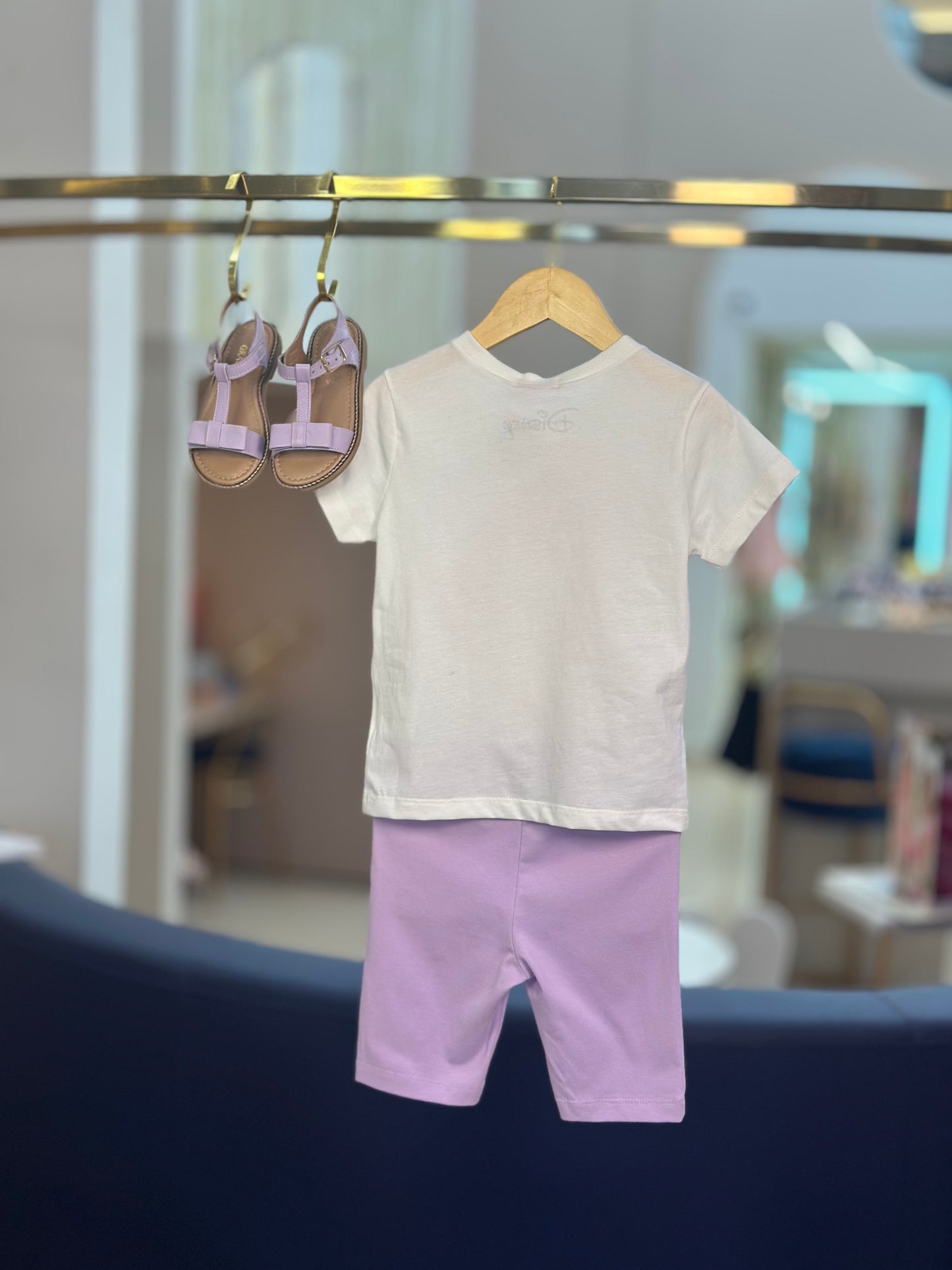 Conjunto Infantil Mermaid Blusa e Legging Lilás - Momi