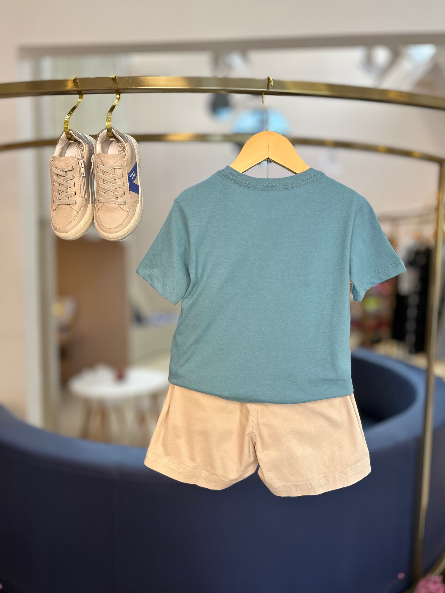 Shorts Infantil Estonado Cinza - Reserva Mini