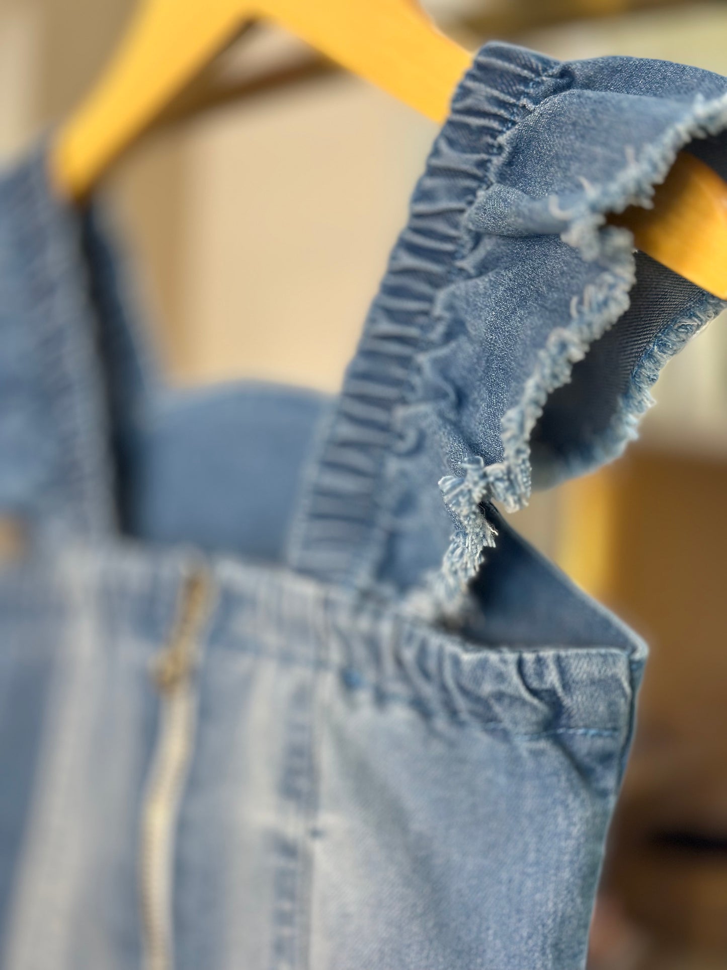 Vestido Infantil Balonê Jeans - Gabriela Aquarela