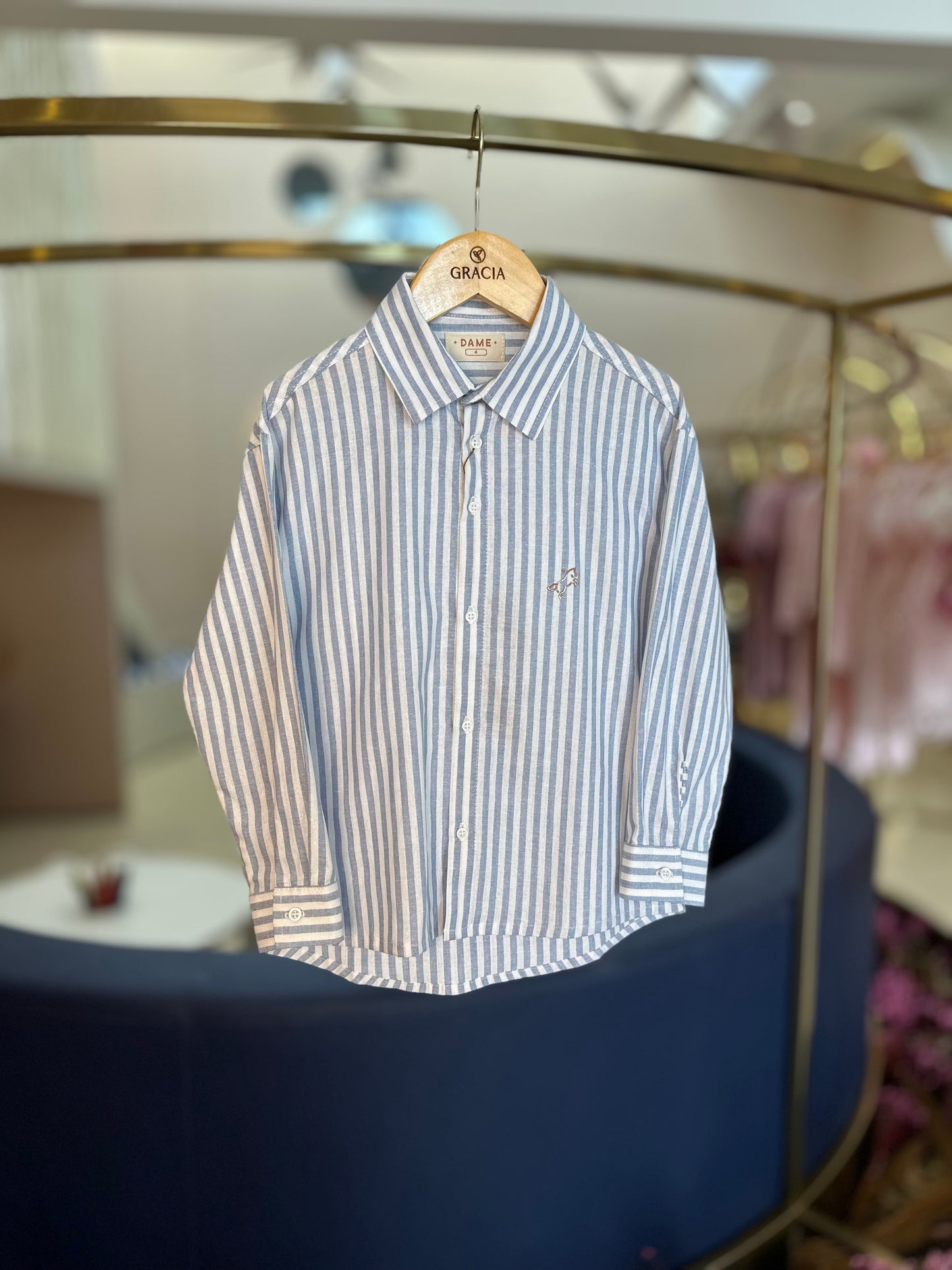 Camisa Infantil Luhi Delavê - Dame