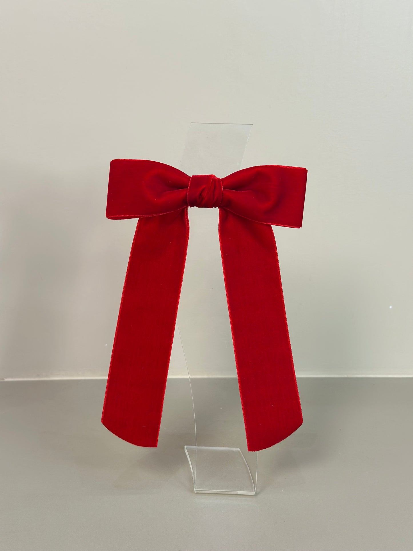 Laço Infantil de Veludo Luxo Red - Gracia
