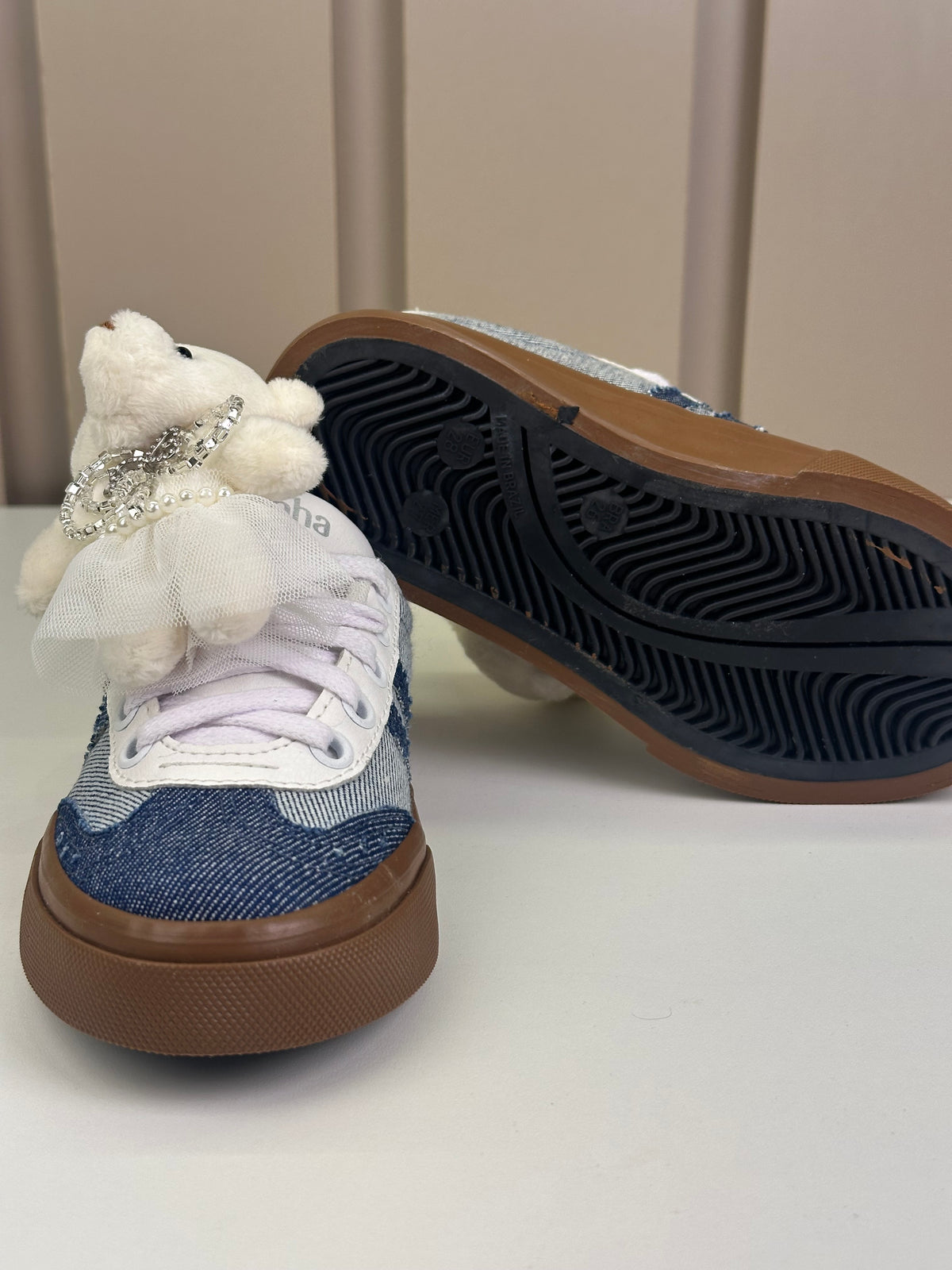Tênis Infantil Casual Jeans Ursinha - Luluzinha