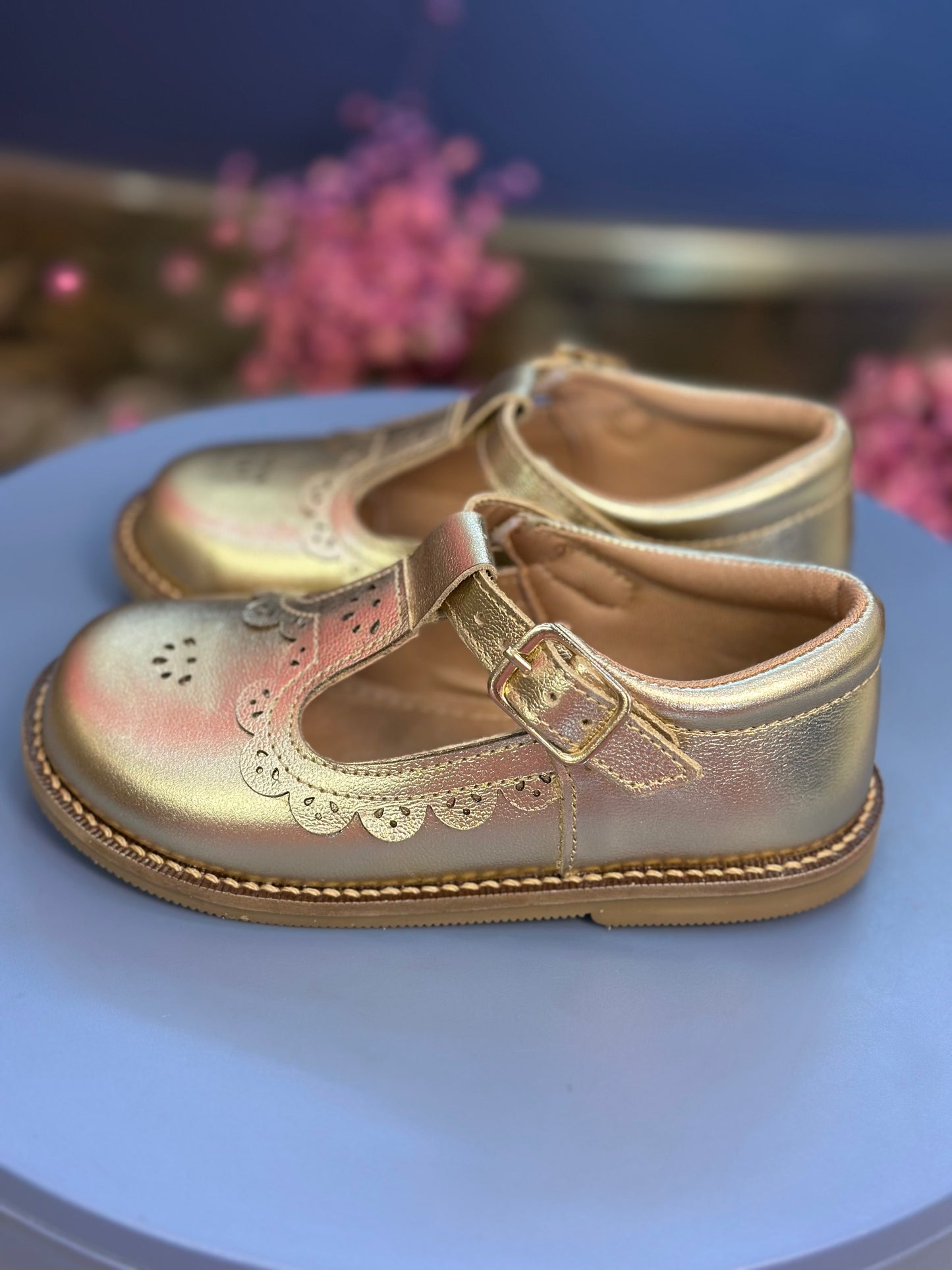 Sapato Infantil Serena Dourado - Gracia