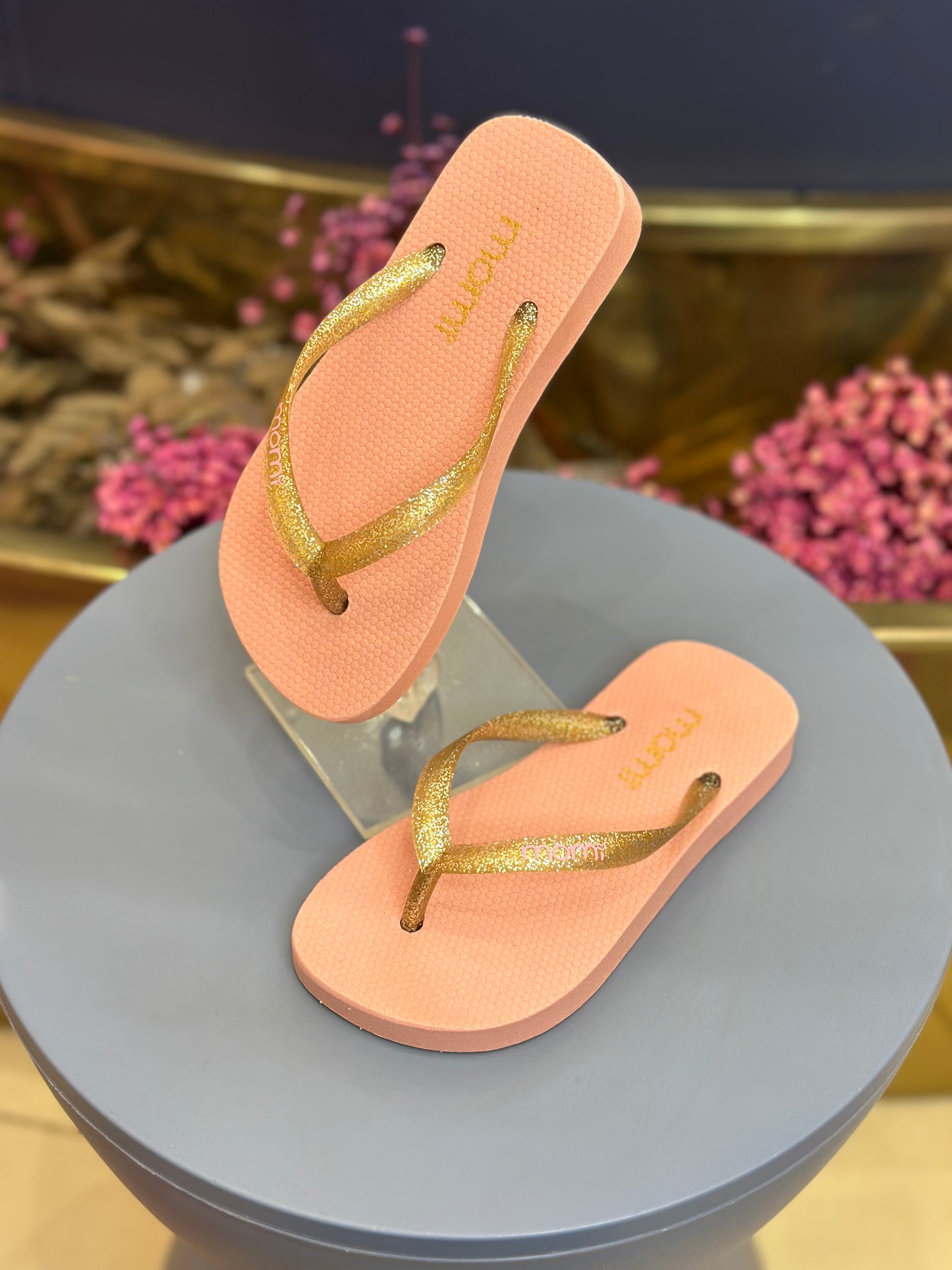 Chinelo Infantil Flip Rosa Neon - Momi