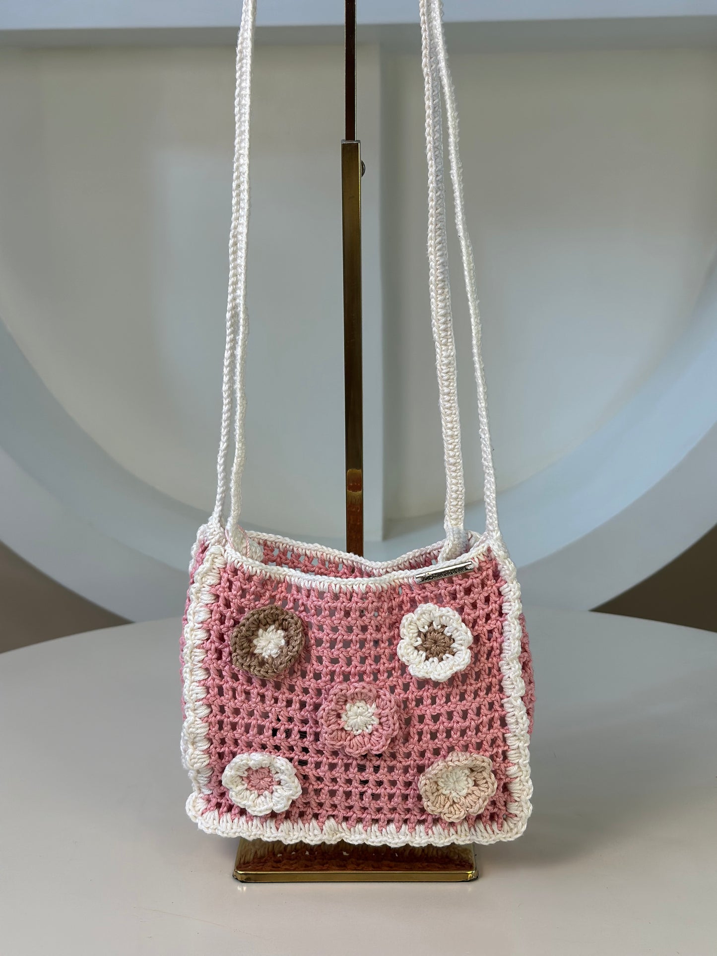 Bolsa Infantil Crochê Florzinhas Dolce - Pituchinhus
