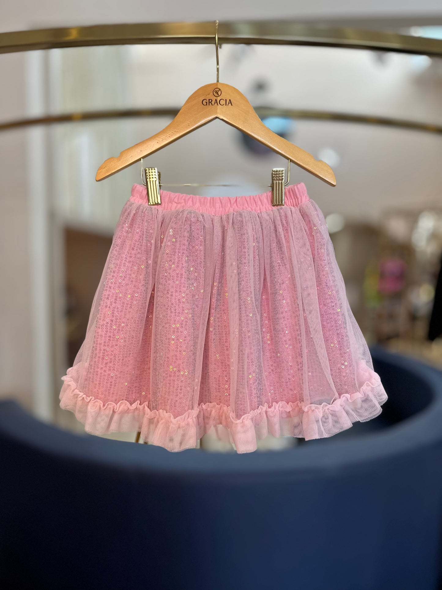 Conjunto Infantil Princesas Patch Disney e Saia Ballet Tule - Animê