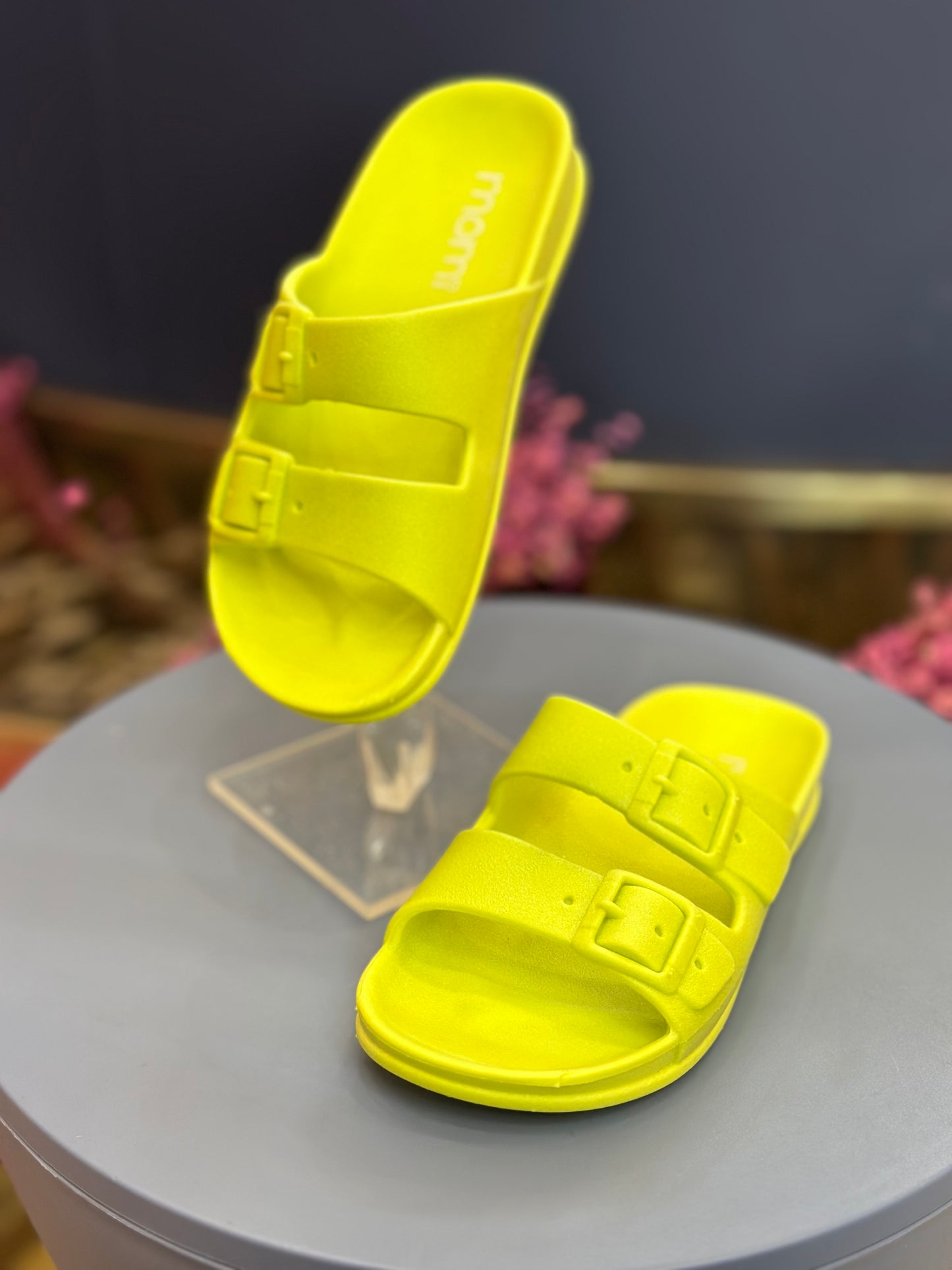 Sandália Infantil Birken Lima Neon - Momi