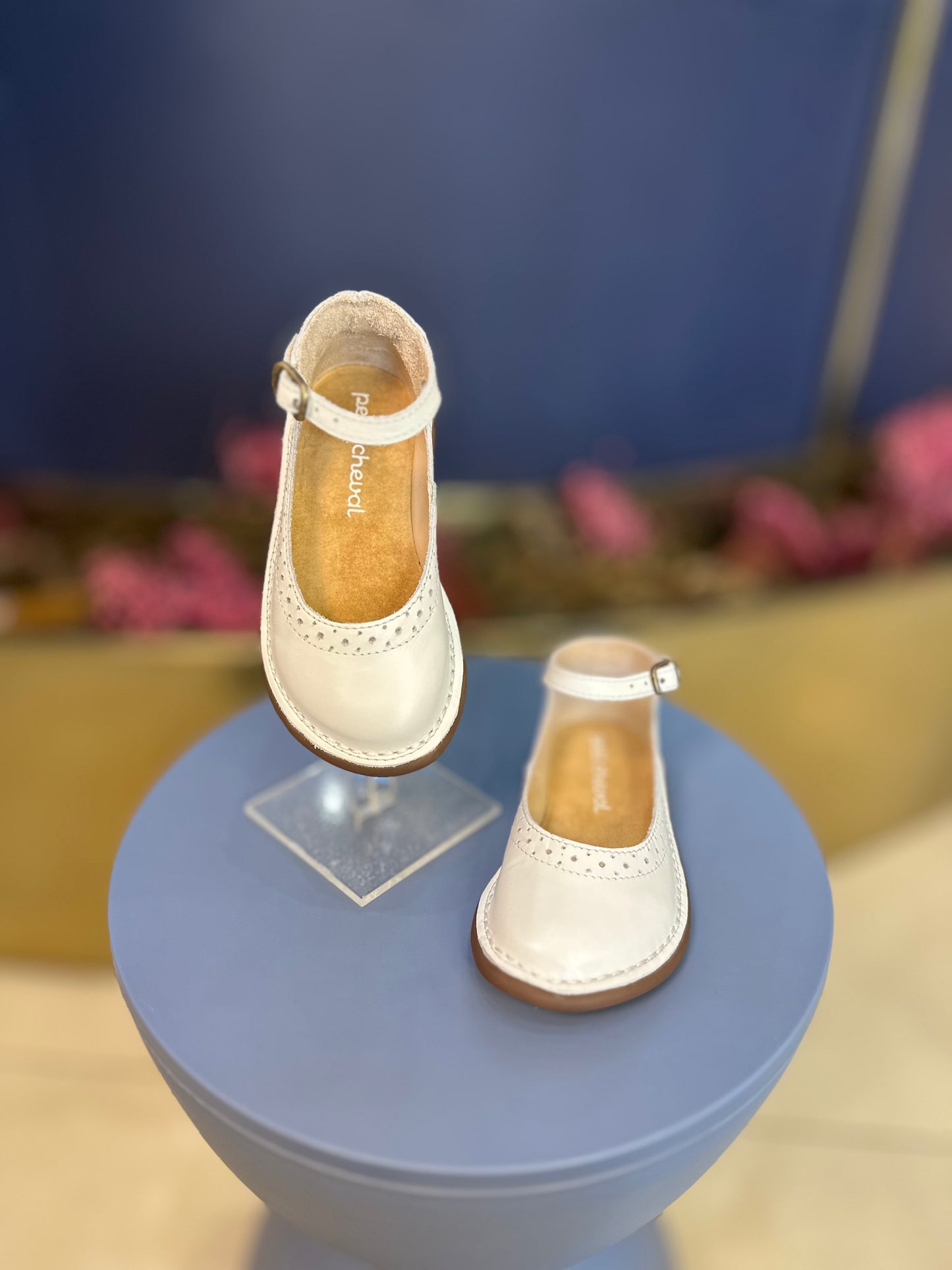 Sapato Infantil Patinete Branco - Petit Cheval