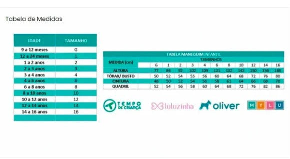 Conjunto Infantil Camisa Babadinhos Punho Pregas Branca e Saia Jeans Pochete Laço Pérolas - Luluzinha PRÉ-VENDA