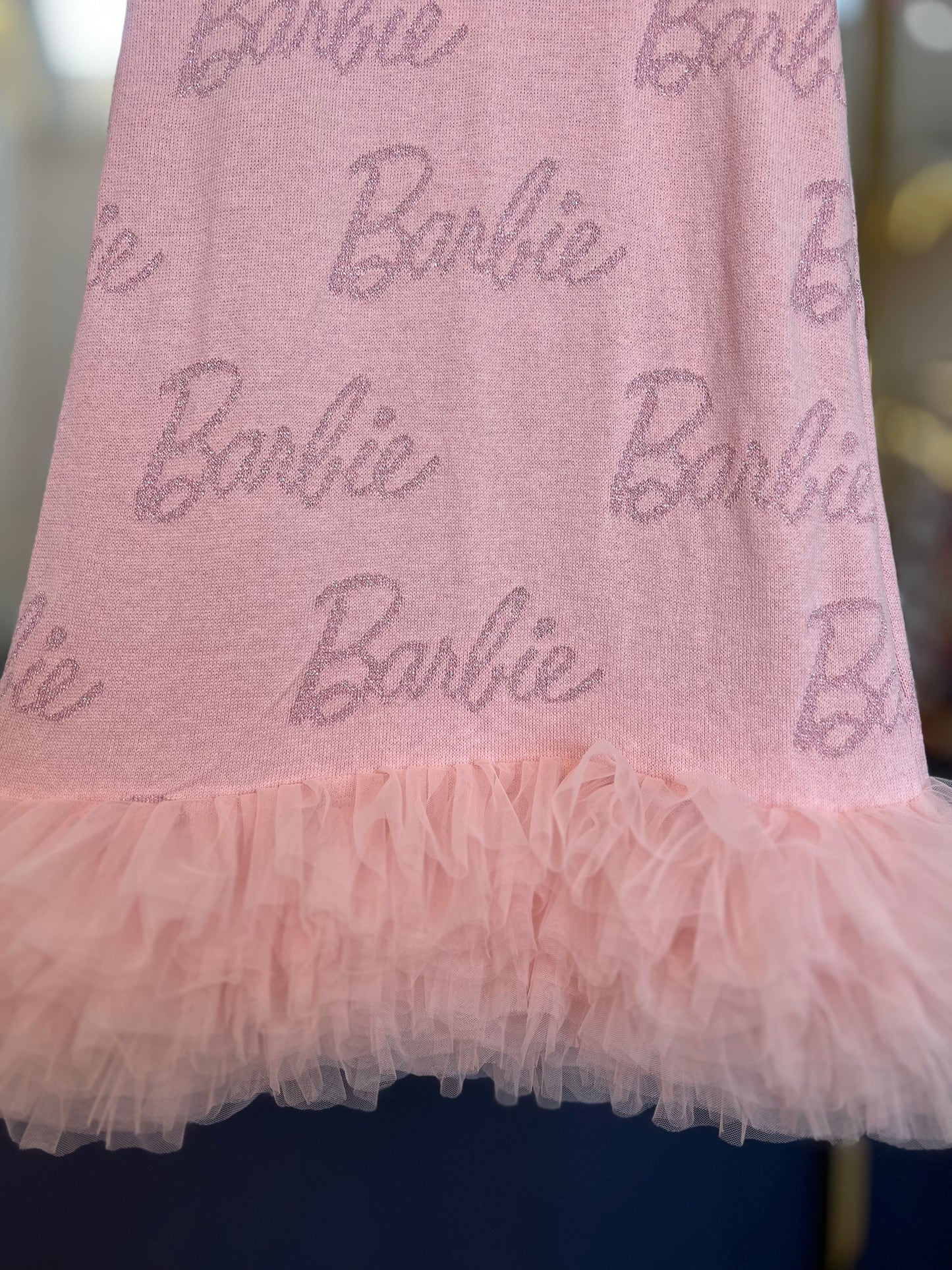 Vestido Tricot Jacquard Frufru - Barbie by Pituchinhus