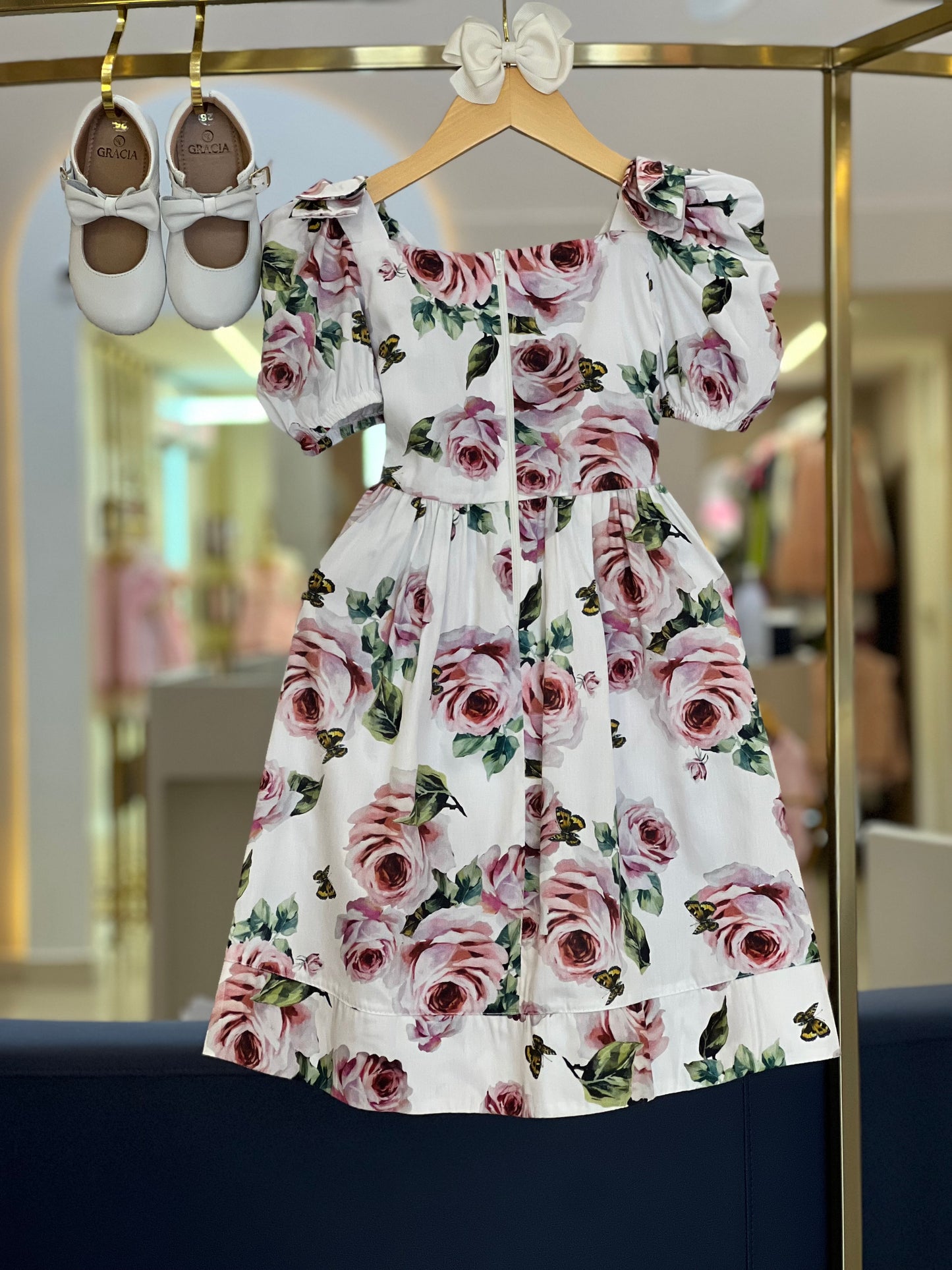 Vestido Infantil Arlete Branco - Charlou