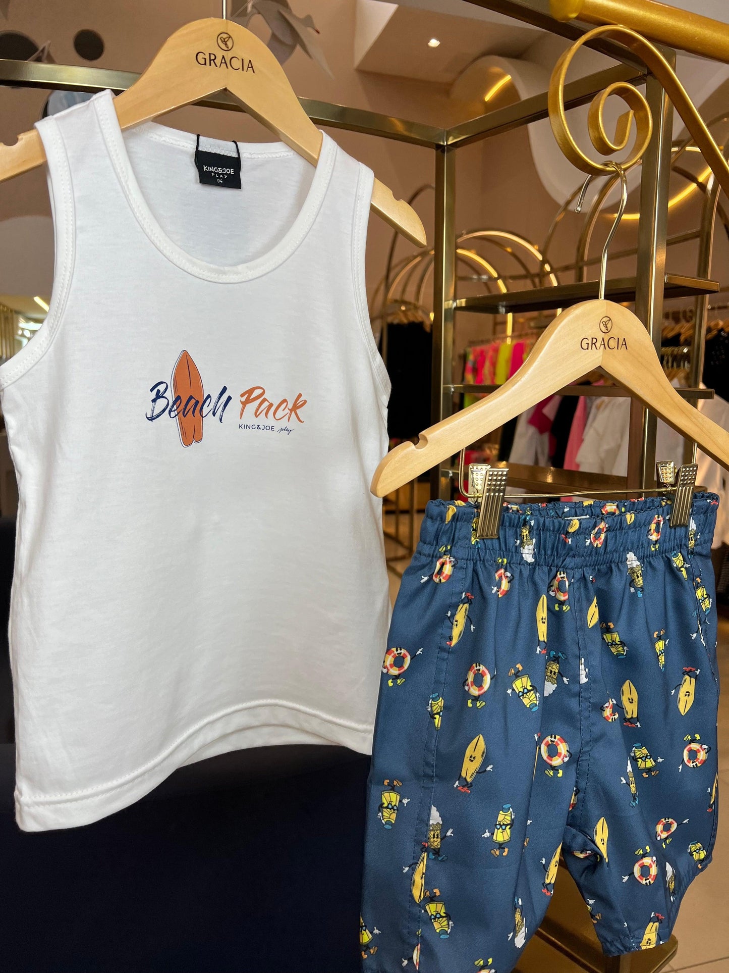 Conjunto Regata-Shorts Summer King - Gracia