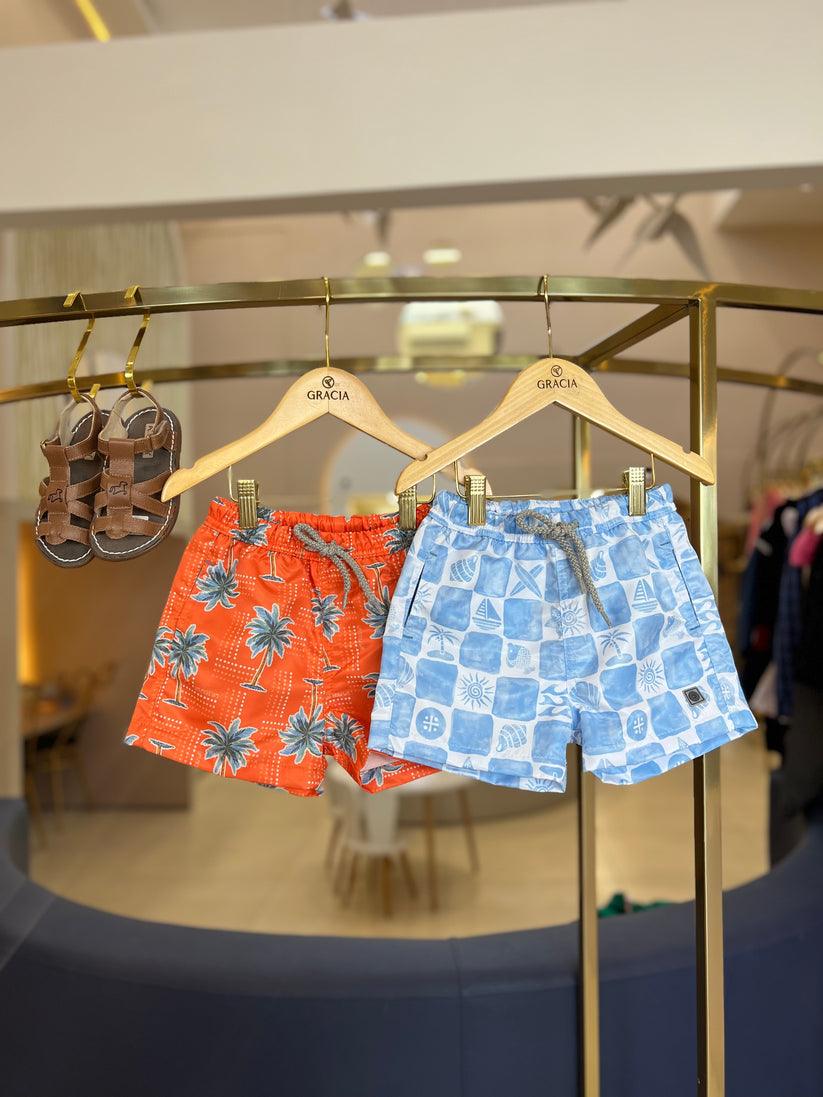 Shorts d'água estampado 1+1 - Gracia