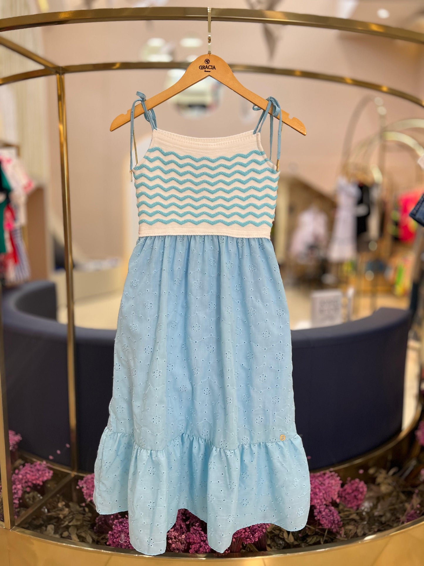 Vestido Midi Tricot & Laise - Two In - Gracia