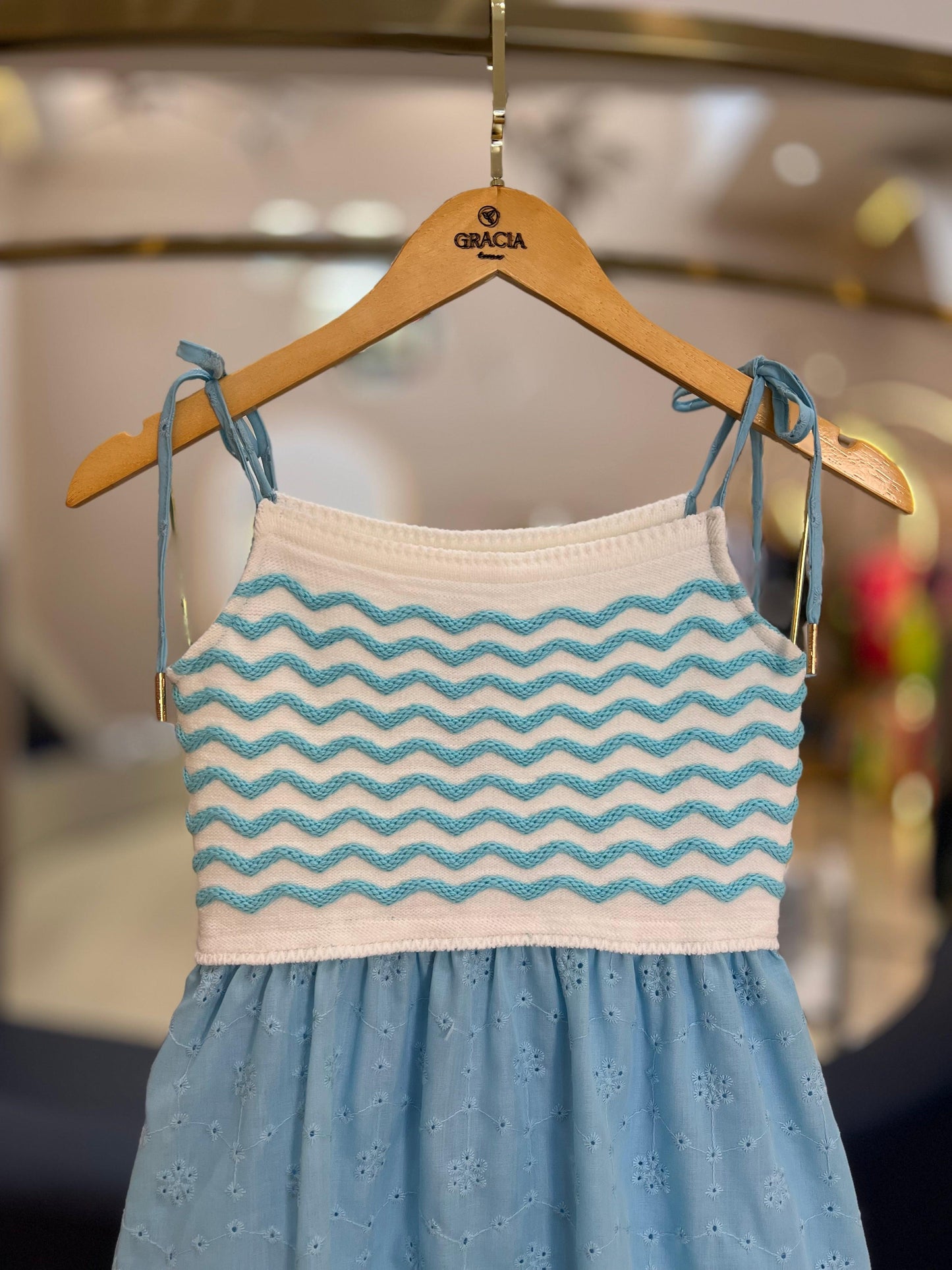 Vestido Midi Tricot & Laise - Two In - Gracia