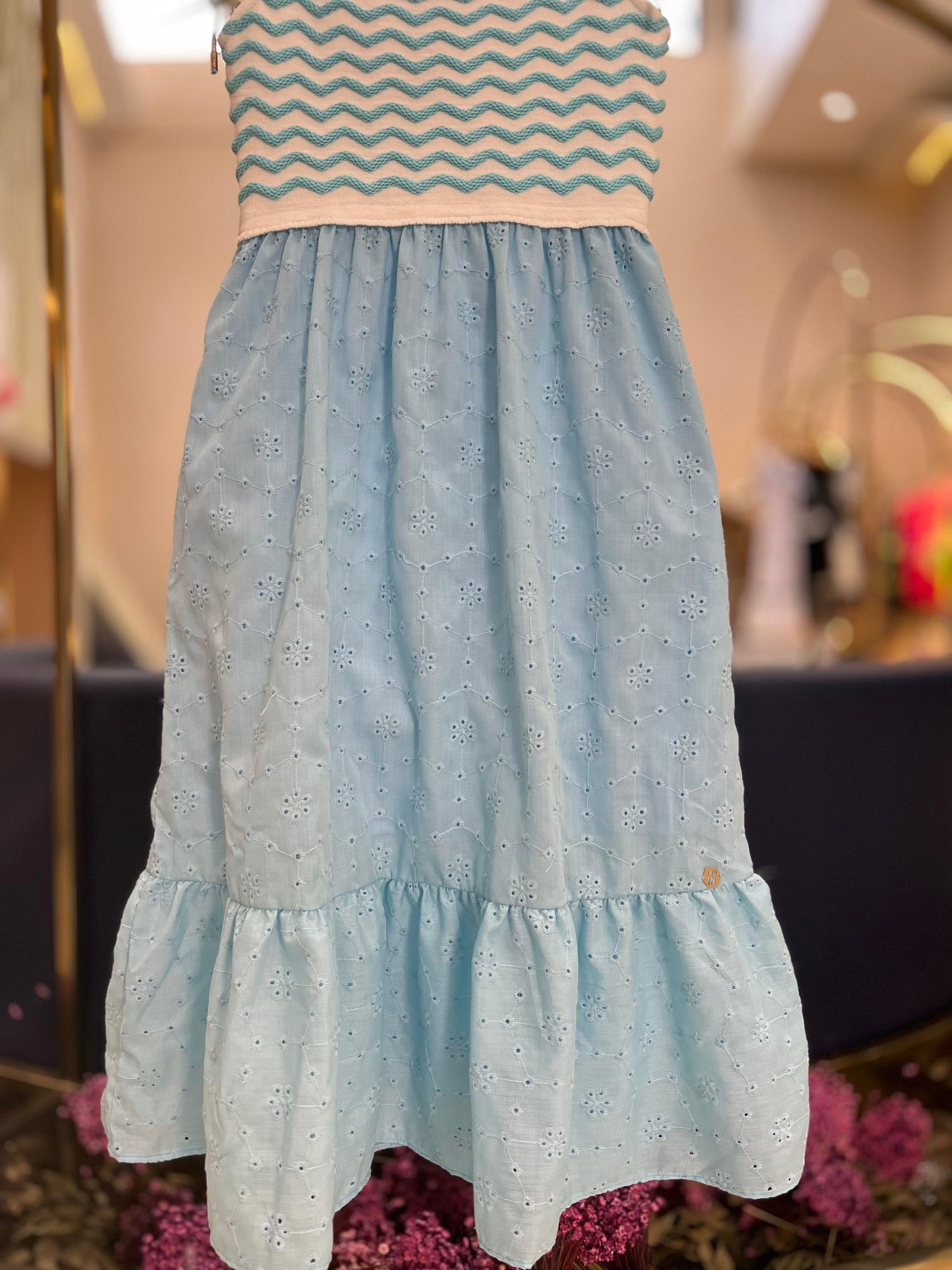 Vestido Midi Tricot & Laise - Two In - Gracia