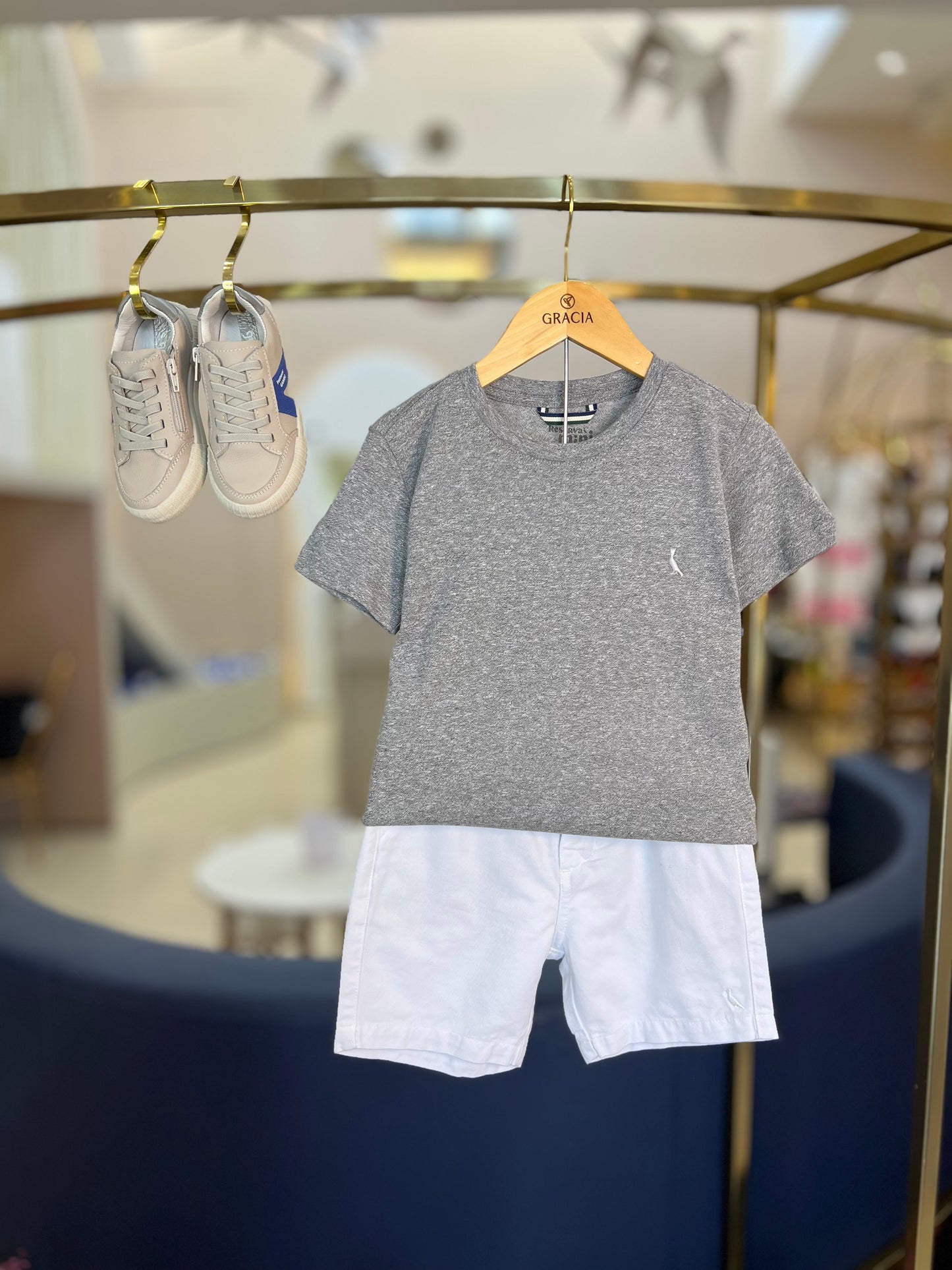 Camiseta Infantil Pêssego Fuligem - Reserva Mini