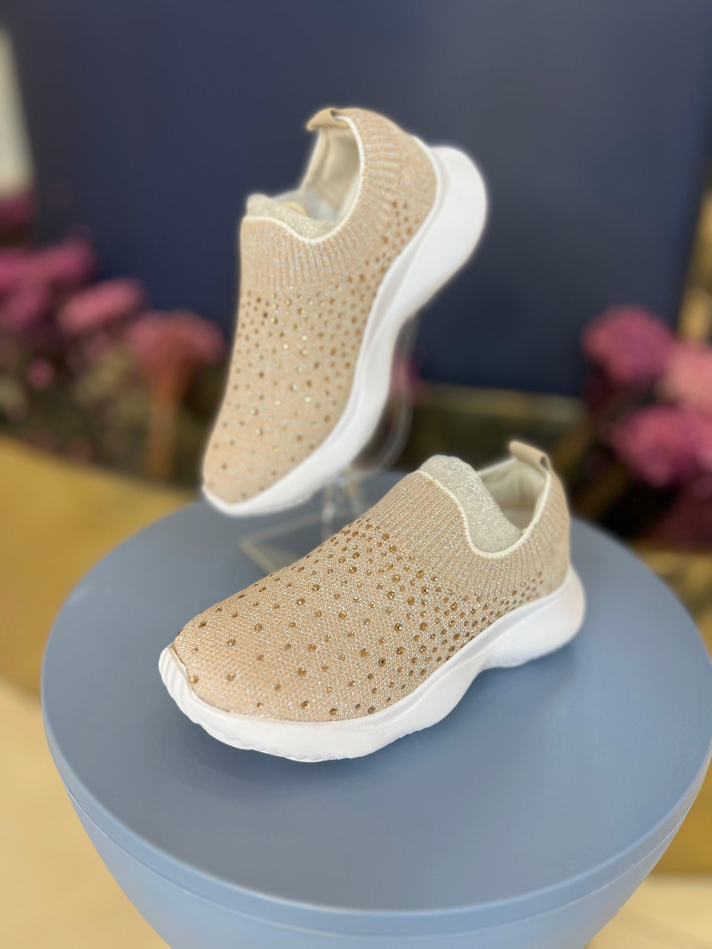 Tênis Knit Cristais Pituchinhus - Gracia