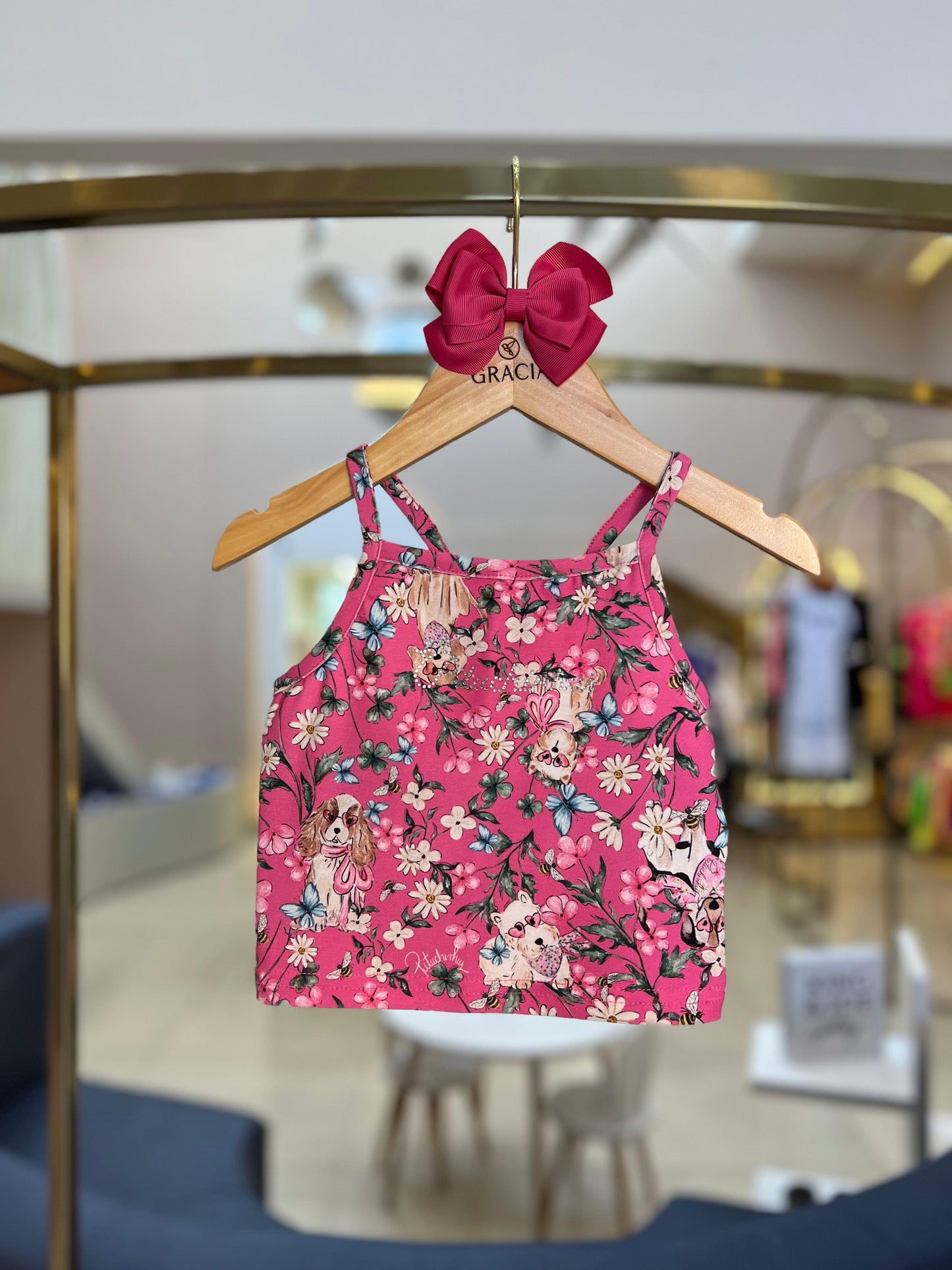 Blusa Cropped Light Multiflores - Pituchinhus - Gracia