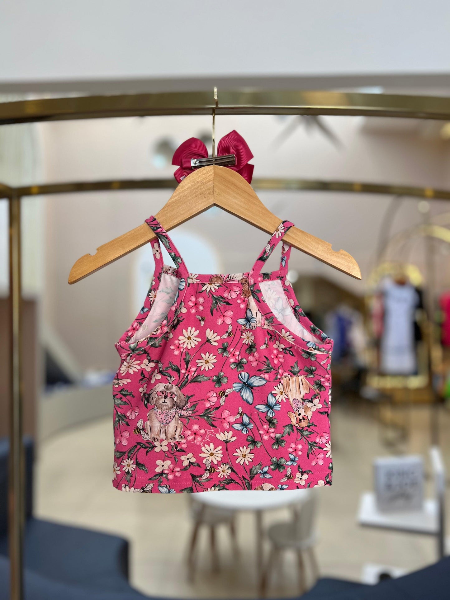 Blusa Cropped Light Multiflores - Pituchinhus - Gracia