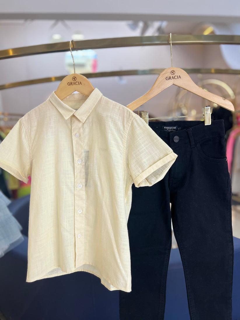 Camisa casual slim MC King & Joe Play - Gracia