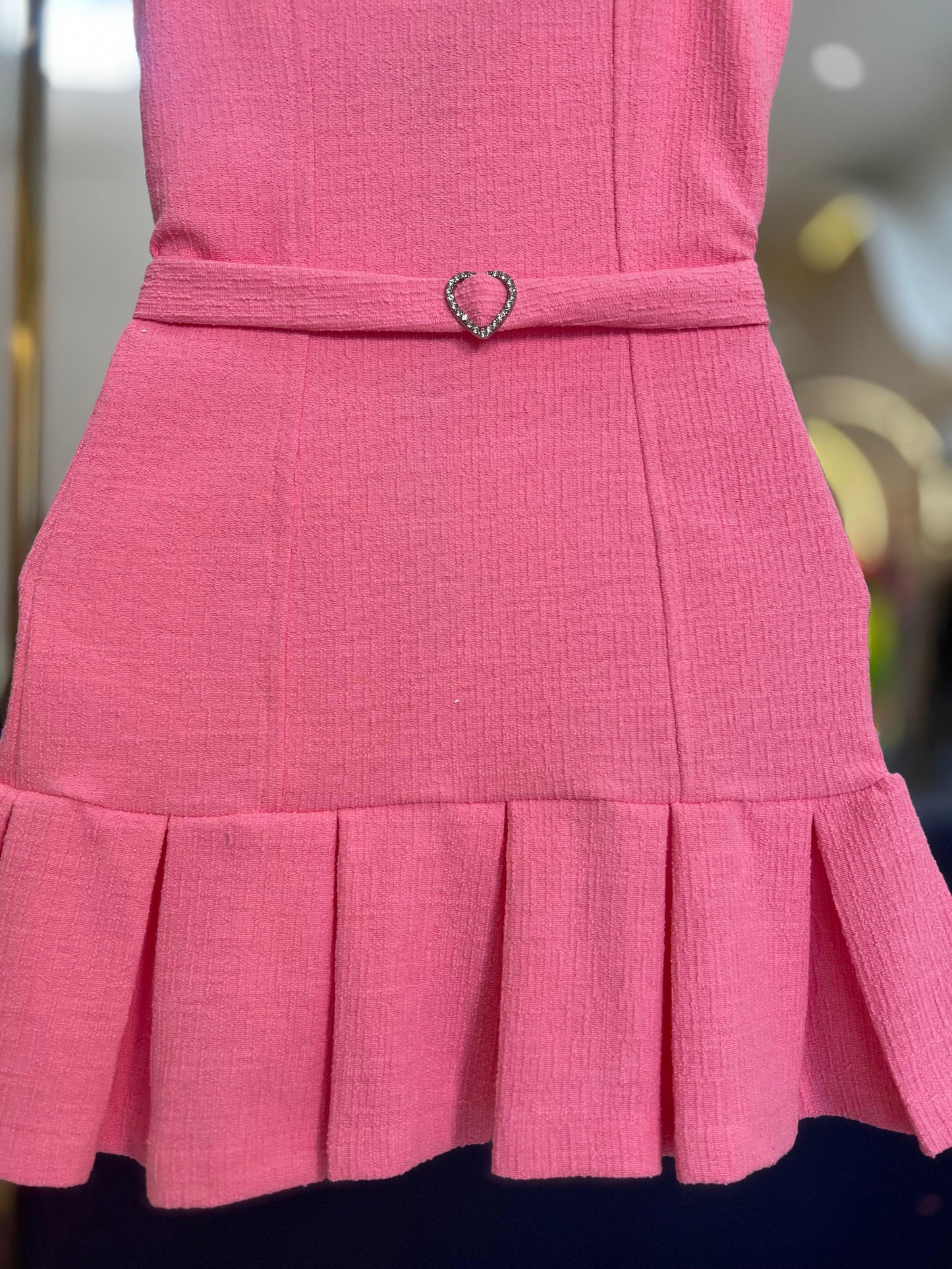 Vestido Tweed Chiclete - Two In - Gracia