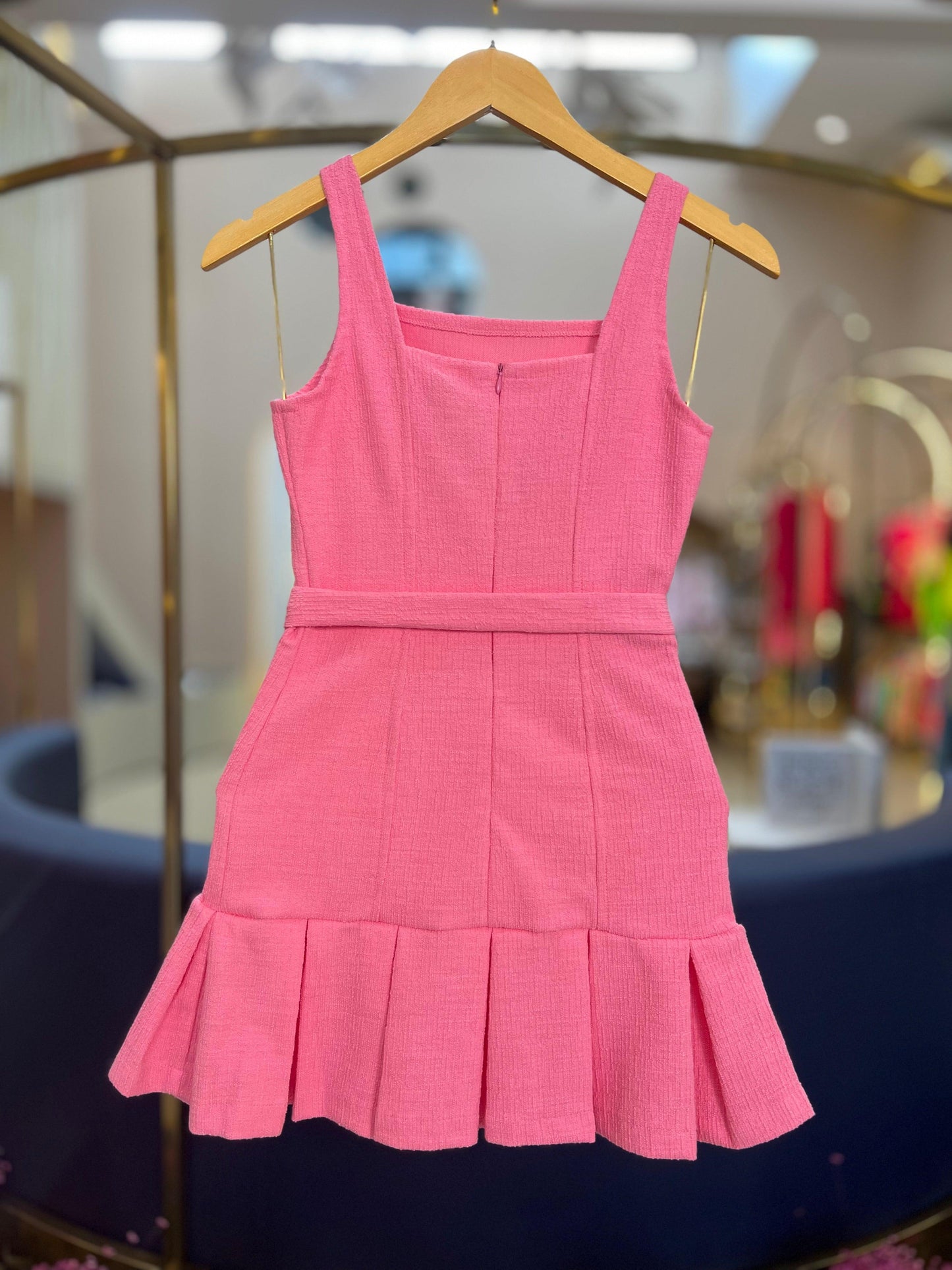 Vestido Tweed Chiclete - Two In - Gracia