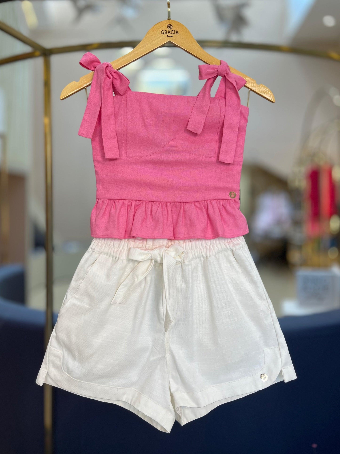 Shorts Liocel Palha - Two In - Gracia