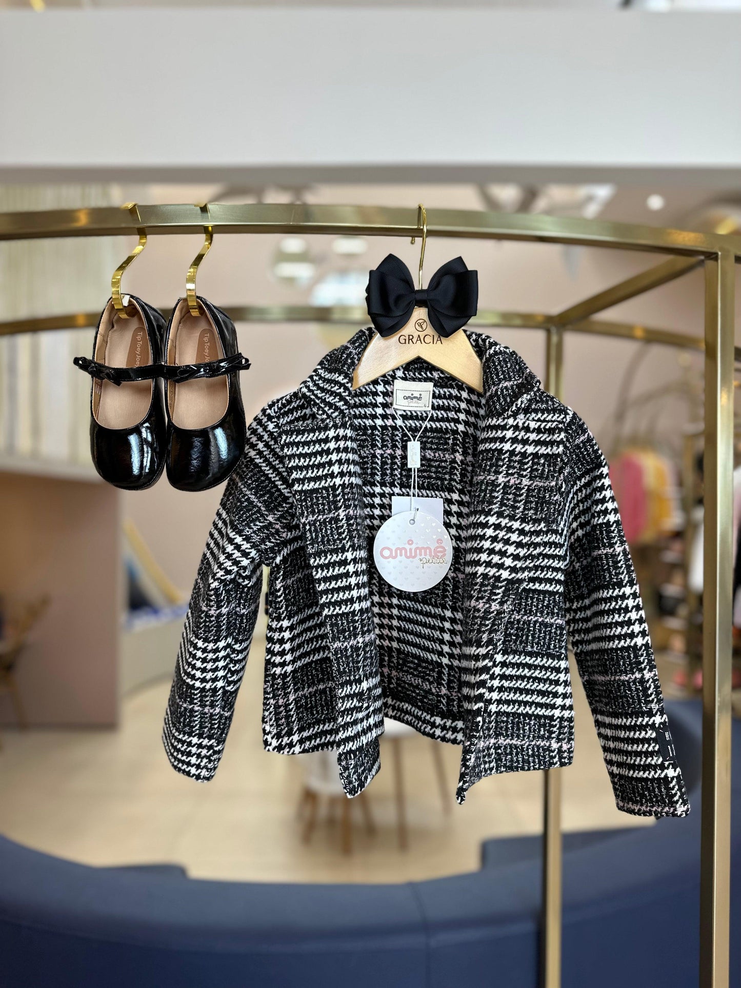 Casaco Sobreposição Tweed PB Animê - Gracia