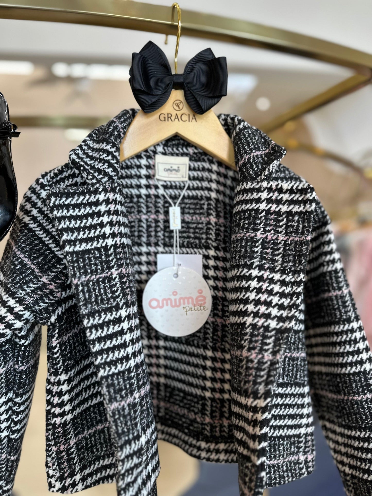 Casaco Sobreposição Tweed PB Animê - Gracia