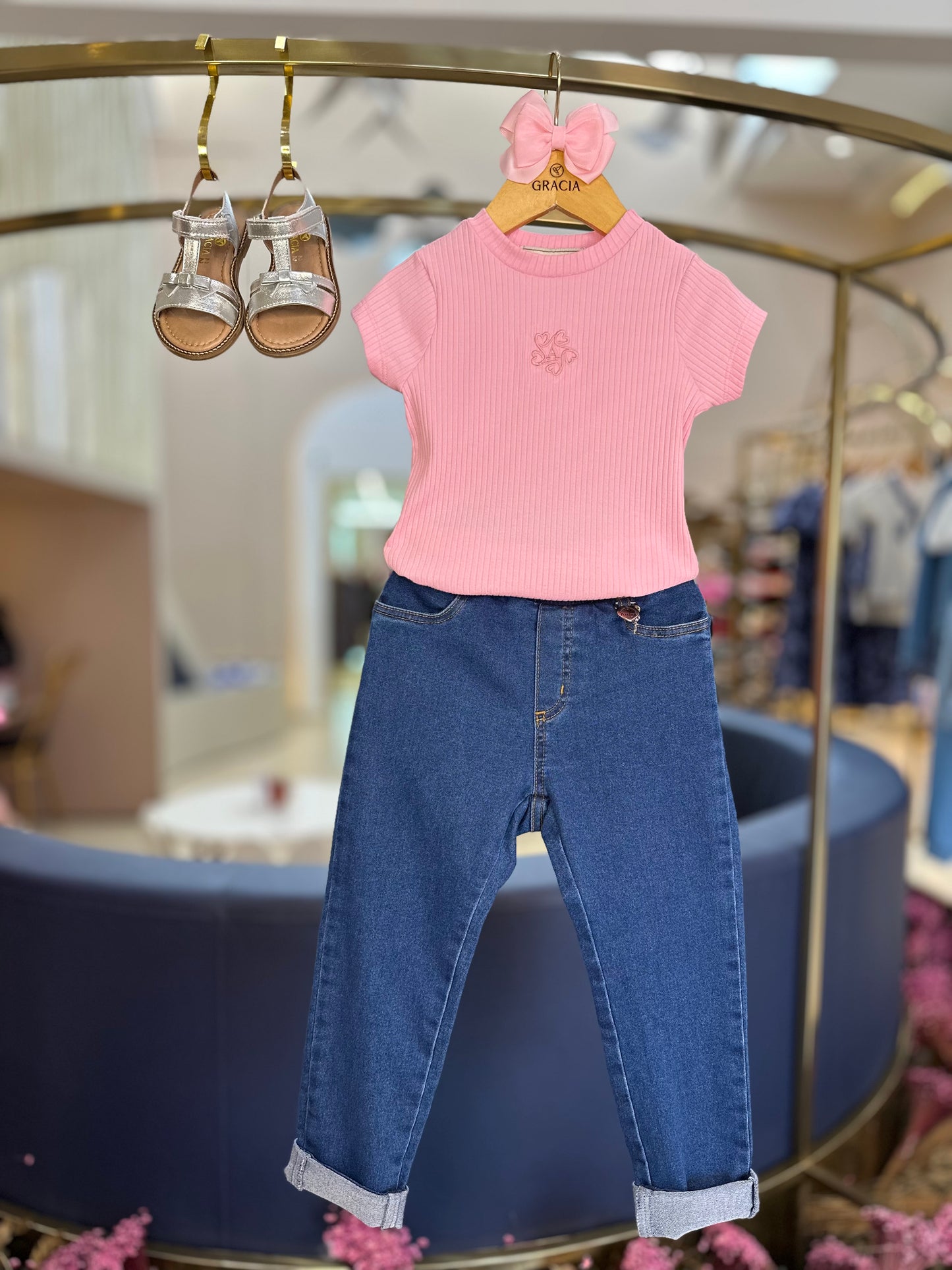 Blusa Low Essentials Rosa Barbie - Animê