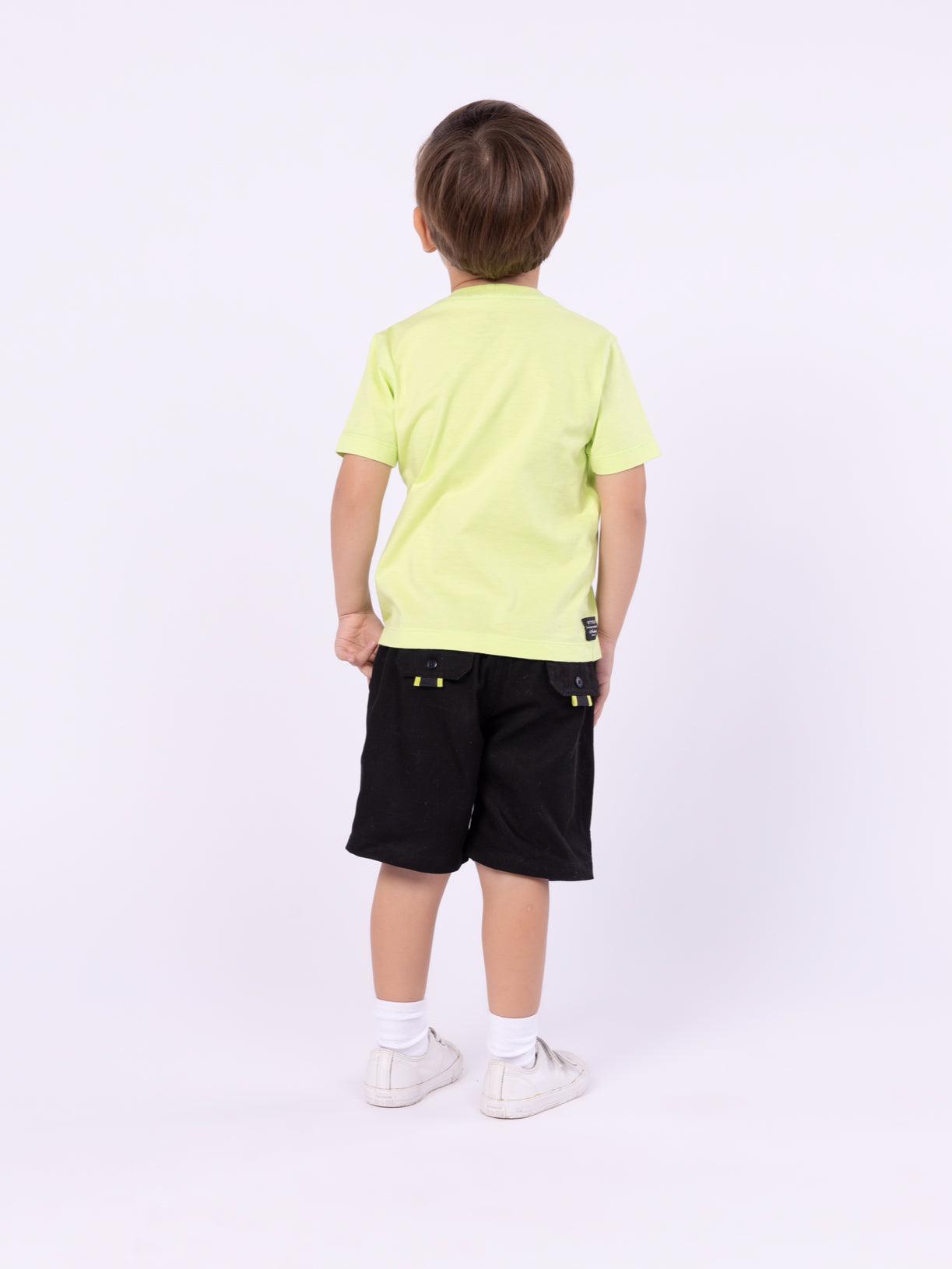 Conjunto Camiseta 100% Alg. e Bermuda de Sarja 1+1 - Gracia